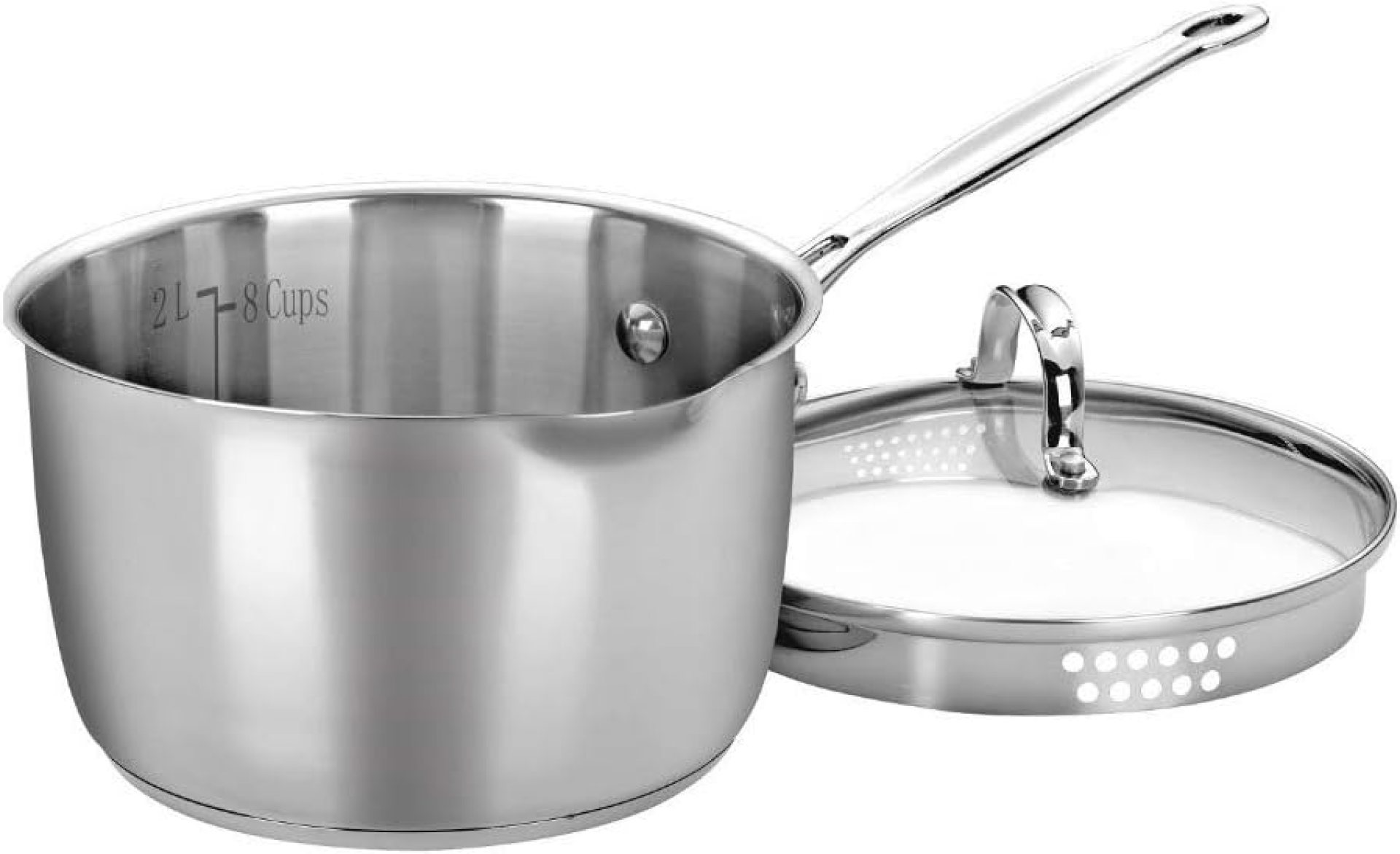 Cuisinart 7193-20P Chef’s Classic Stainless 3-Quart Cook and Pour Saucepan with Cover Cuisinart 7193-20P Chef’s Classic Stainless 3-Quart Cook and Pour Saucepan with Cover