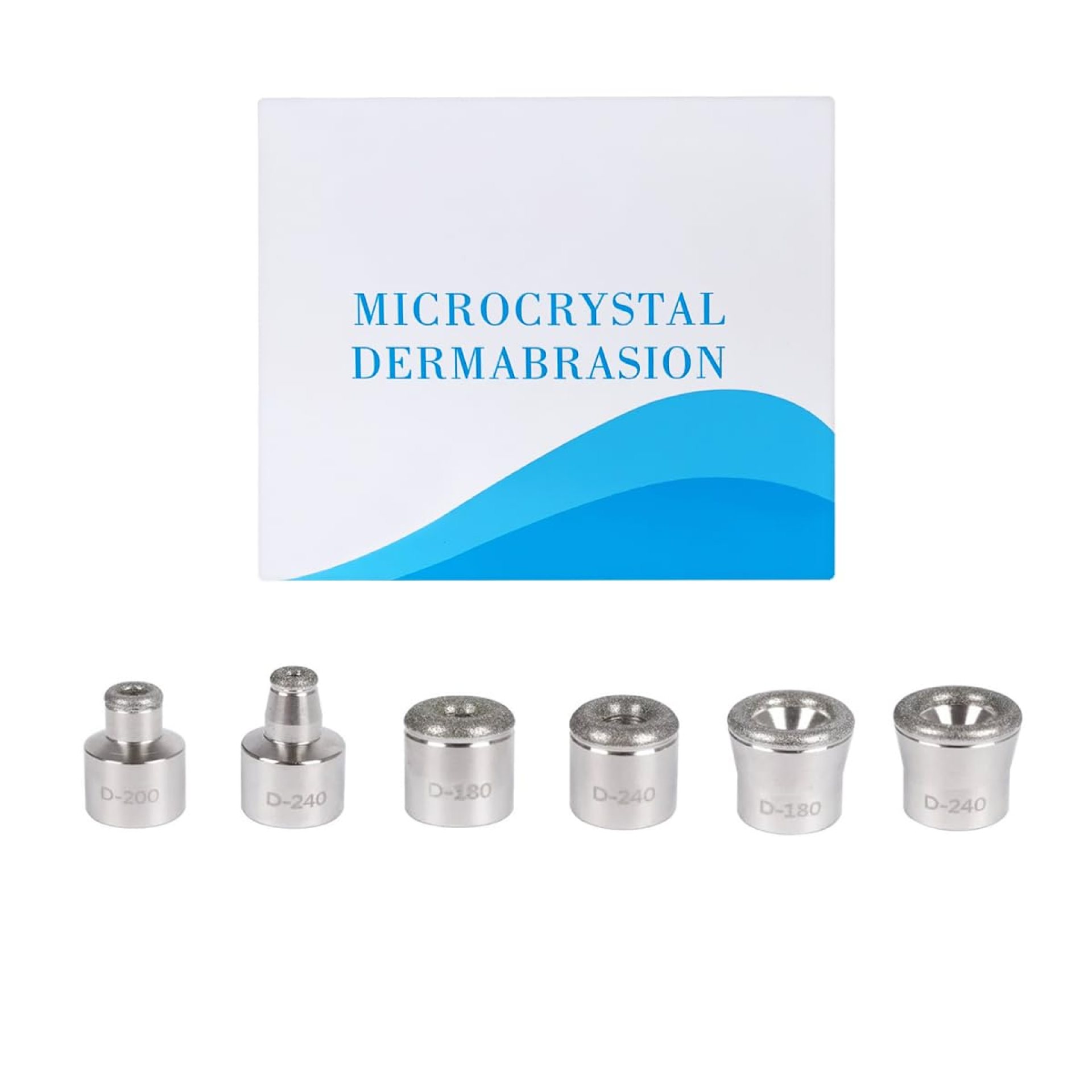 Diamond Dermabrasion Head, Microdermabrasion 6 Tips, Facial Exfoliator Tool for Home Diamond Dermabrasion Head, Microdermabrasion 6 Tips, Facial Exfoliator Tool for Home