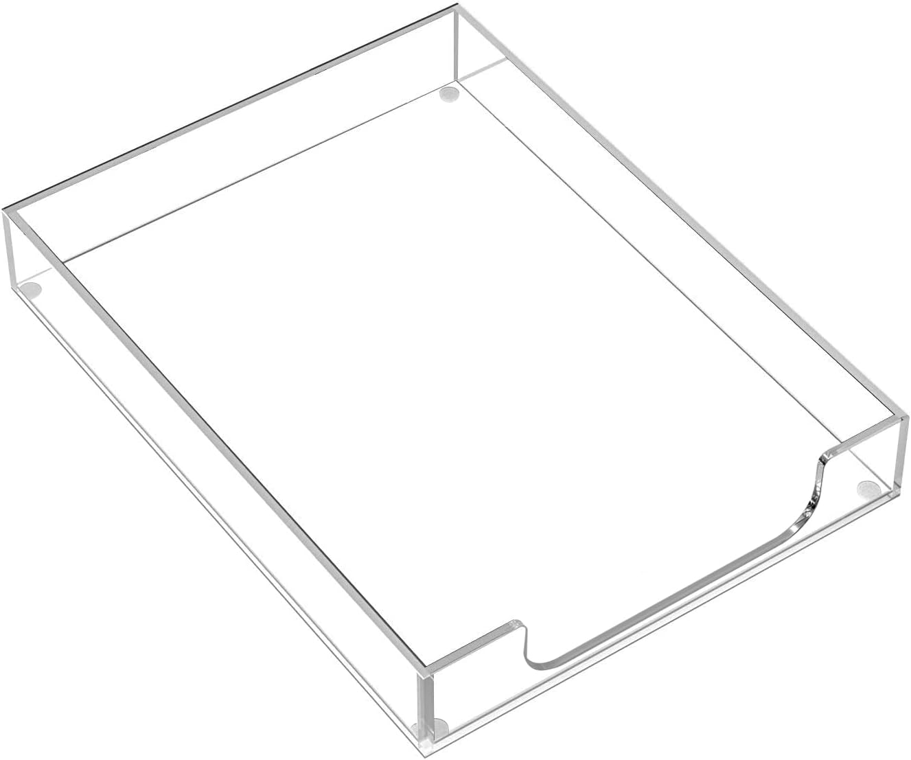 MaxGear Acrylic Letter Tray, Clear Desk Organizer for Papers, Documents, Magazines, Folders, Notebooks, and Stationery – Multi-Function File Tray and Desktop Organizer for Office, Home, and Workspace MaxGear Acrylic Letter Tray, Clear Desk Organizer for Papers, Documents, Magazines, Folders, Notebooks, and Stationery – Multi-Function File Tray and Desktop Organizer for Office, Home, and Workspace