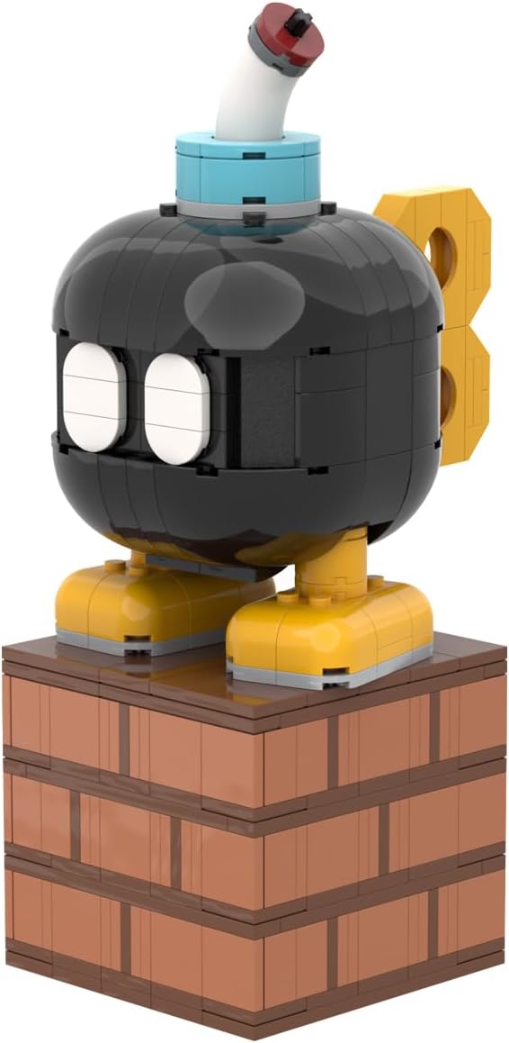 Zorwlodc Bomb Building Block Set, 430 Pcs Bomberman Game Character Building Set, Compatible with 71426 Piranha Plant Zorwlodc Bomb Building Block Set, 430 Pcs Bomberman Game Character Building Set, Compatible with 71426 Piranha Plant