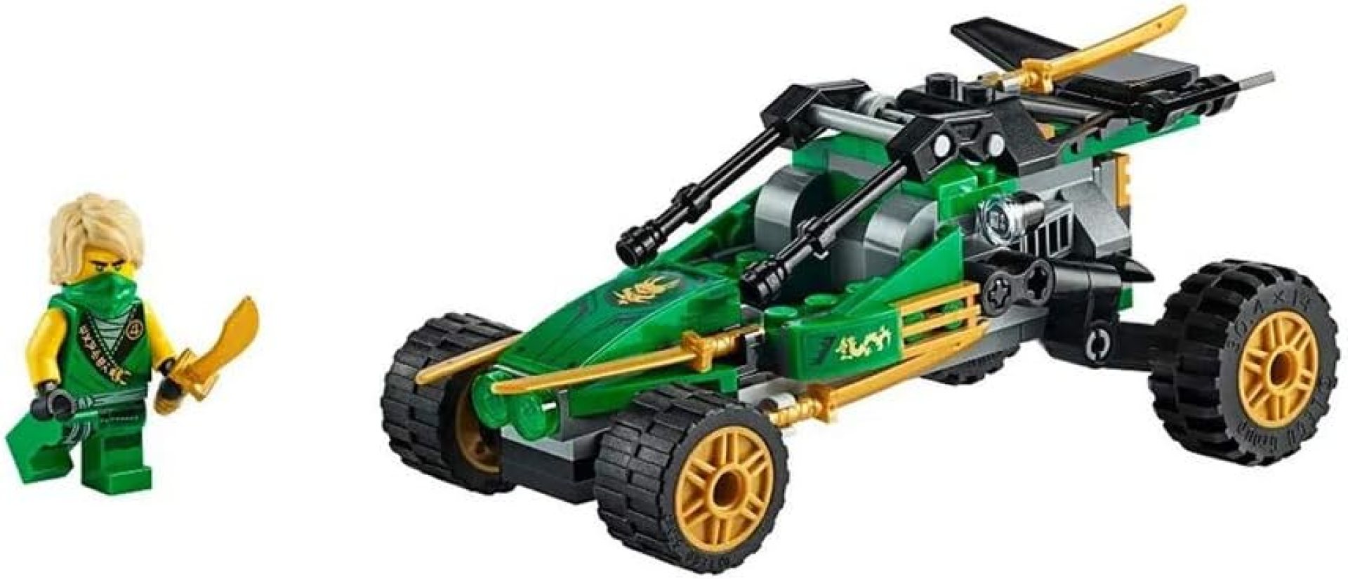 LEGO NINJAGO Legacy Jungle Raider 71700 Toy Buggy Building Kit (127 Pieces) LEGO NINJAGO Legacy Jungle Raider 71700 Toy Buggy Building Kit (127 Pieces)