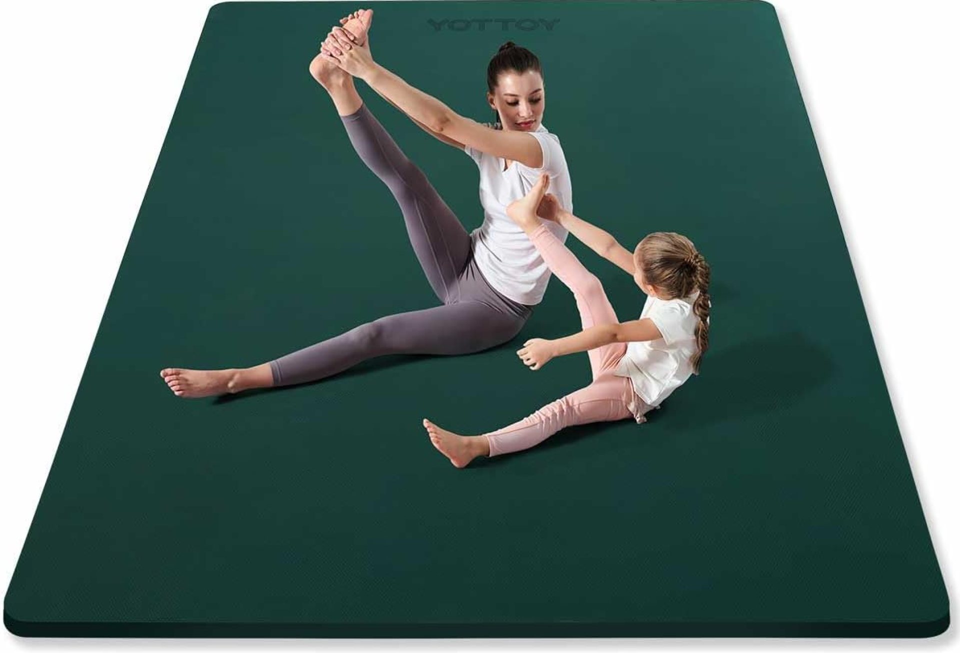 YOTTOY Large Yoga Mat (75 * 52 * 1/2inch),Extra Wide TPE Exercise Mat,Non-Slip Workout Mat for Pilates, Fitness, Barefoot, Home Gym Studio with Strap and Towel YOTTOY Large Yoga Mat (75 * 52 * 1/2inch),Extra Wide TPE Exercise Mat,Non-Slip Workout Mat for Pilates, Fitness, Barefoot, Home Gym Studio with Strap and Towel