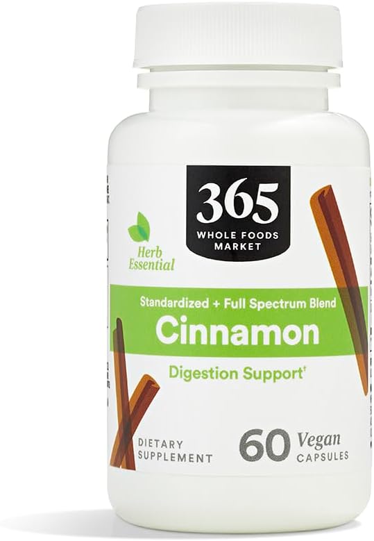 365 by Whole Foods Market, Cinnamon, 60 Count 365 by Whole Foods Market, Cinnamon, 60 Count