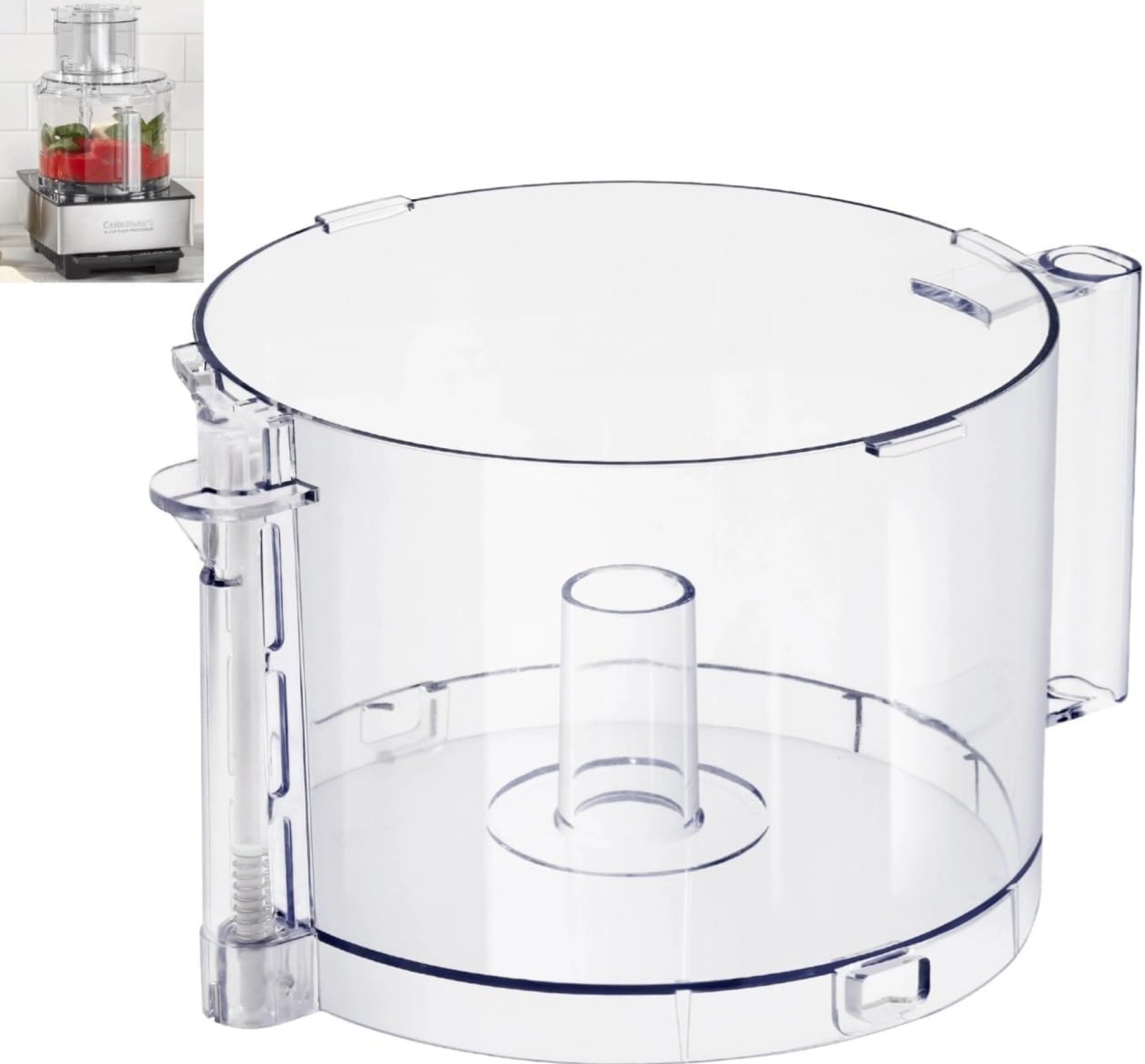 Top with 4 Locking Tabs DLC-005AGTXT1 Food Processor Work Bowl Replacement with Handle 14-Cup Compatible With Cuisinart DFP-14,Fits DFP-14NWBCT1 Work Bowl Cover Top with 4 Locking Tabs DLC-005AGTXT1 Food Processor Work Bowl Replacement with Handle 14-Cup Compatible With Cuisinart DFP-14,Fits DFP-14NWBCT1 Work Bowl Cover