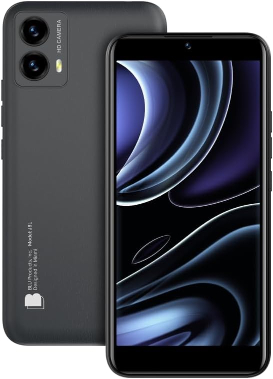 BLU J8L | Unlocked | 5.7″ Display | 16/2GB | 2000mAh Battery | US Version | US Warranty | 2023 | Android 13 | Grey BLU J8L | Unlocked | 5.7″ Display | 16/2GB | 2000mAh Battery | US Version | US Warranty | 2023 | Android 13 | Grey
