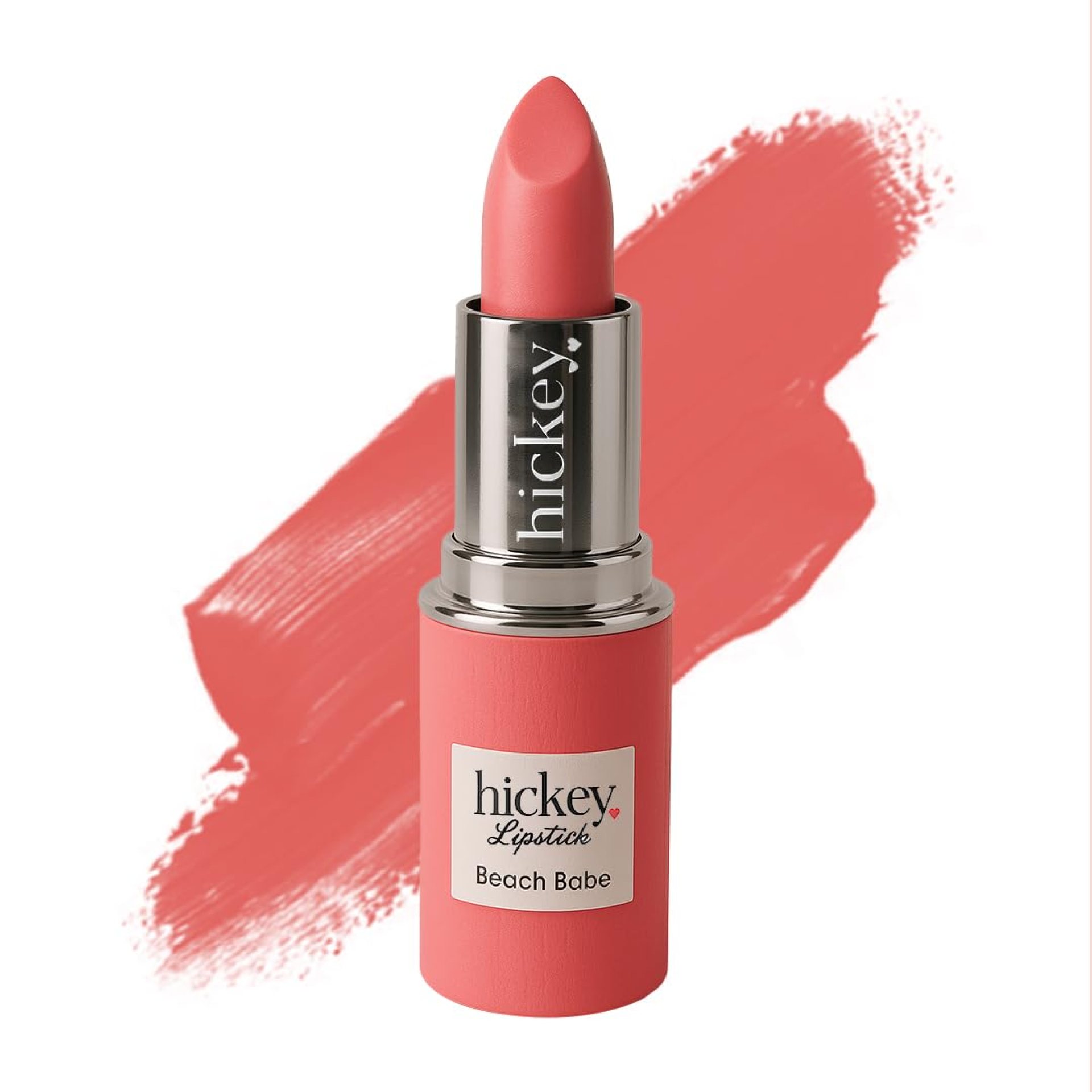 Hickey Lipstick for Women, Organic Beach Babe Coral Lipstick Refill – Hydrating & Moisturizing Long Lasting Lipstick – Vegan & Gluten-Free with Velvet Finish – Highly Pigmented, Smooth & Creamy Makeup Hickey Lipstick for Women, Organic Beach Babe Coral Lipstick Refill – Hydrating & Moisturizing Long Lasting Lipstick – Vegan & Gluten-Free with Velvet Finish – Highly Pigmented, Smooth & Creamy Makeup