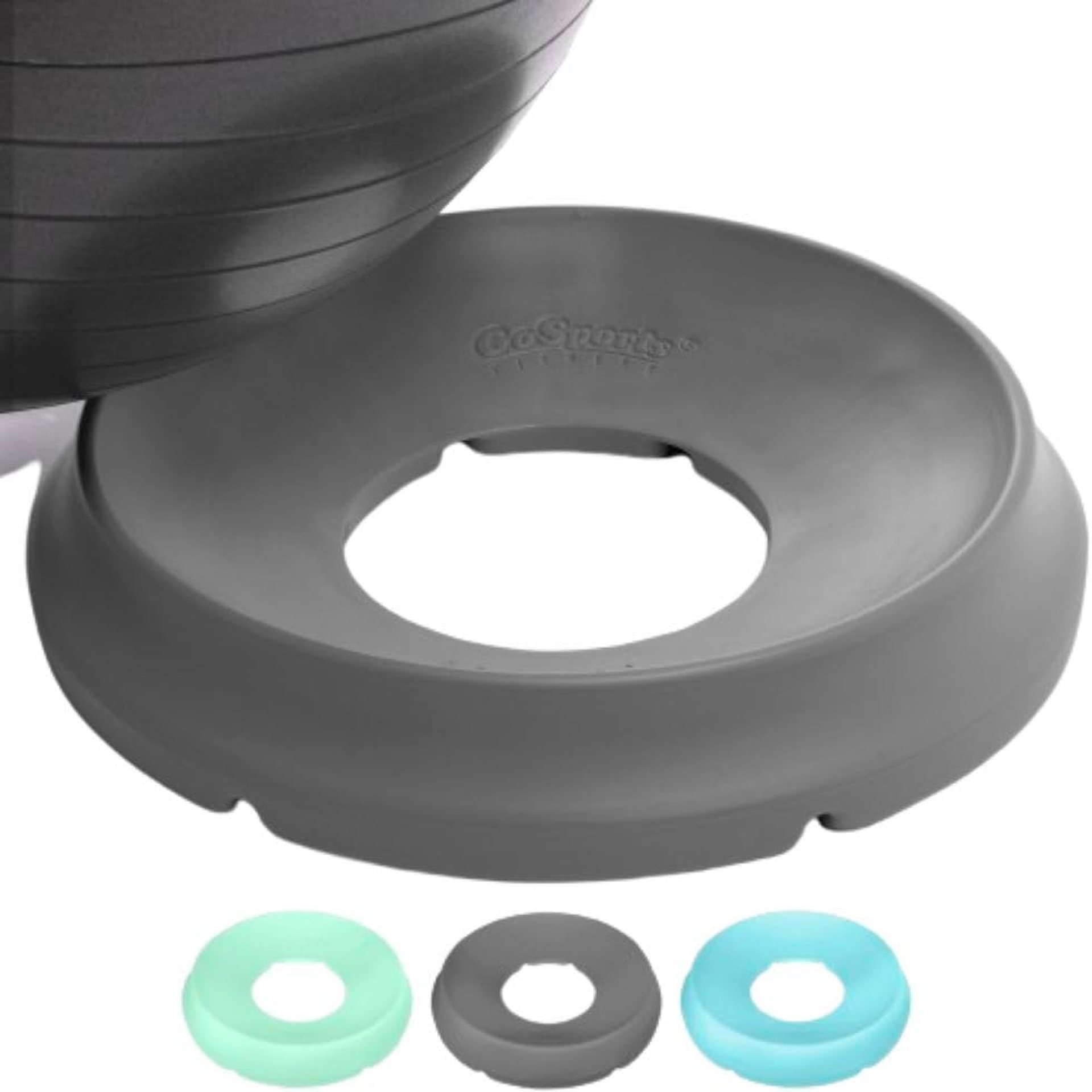 GoSports Yoga Ball Base for Fitness Balls – Charcoal, Green, or Blue -Hub 360 Universal Stability Stand GoSports Yoga Ball Base for Fitness Balls – Charcoal, Green, or Blue -Hub 360 Universal Stability Stand