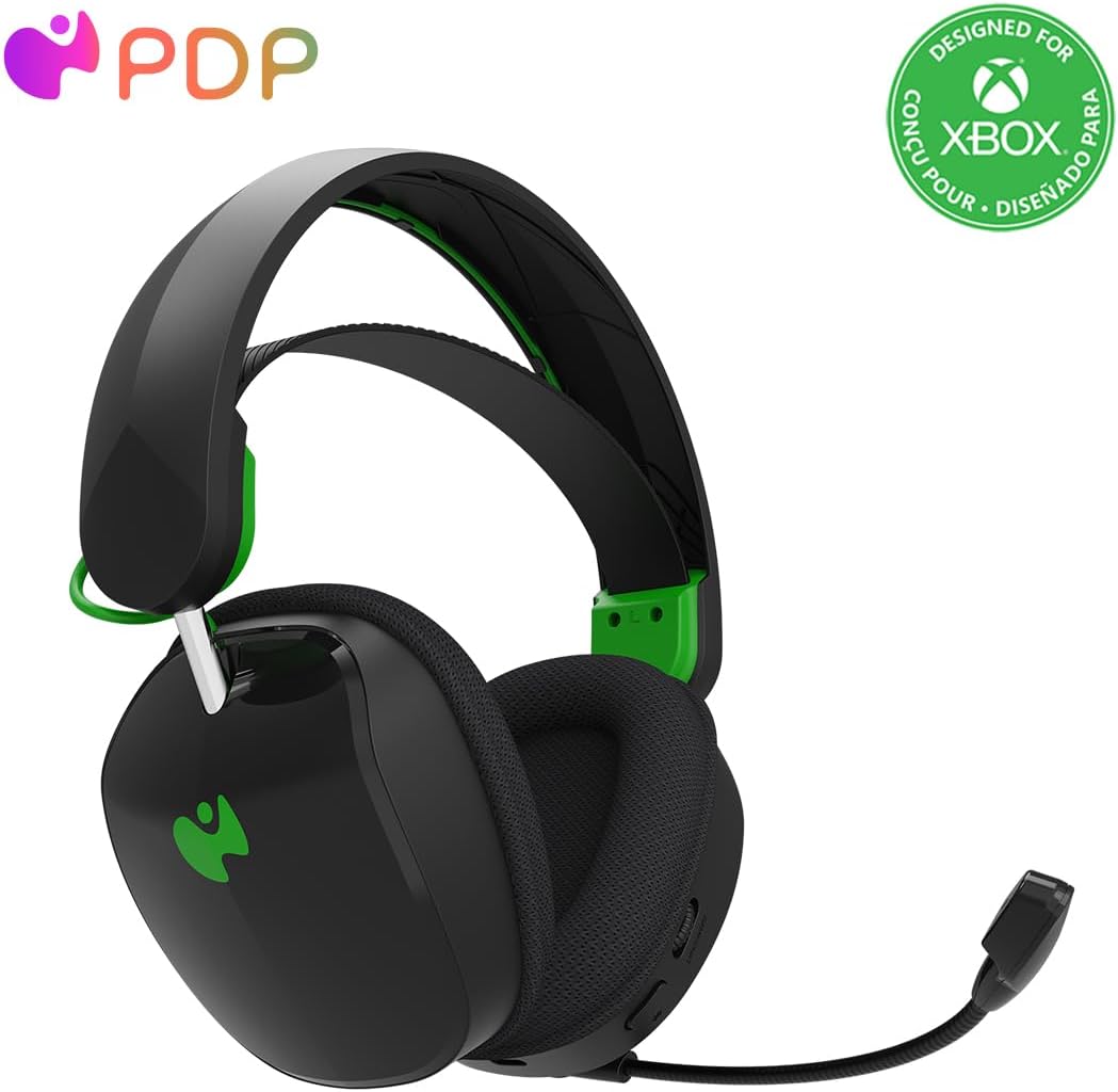 PDP Phantom Air Dual-Mode Wireless Gaming Headset for Xbox Series X|S, Xbox One, PC – Bluetooth, Rechargeable 35-Hour Battery, 50mm Drivers, On-Ear Headphone Controls, Officially Licensed: Black PDP Phantom Air Dual-Mode Wireless Gaming Headset for Xbox Series X|S, Xbox One, PC – Bluetooth, Rechargeable 35-Hour Battery, 50mm Drivers, On-Ear Headphone Controls, Officially Licensed: Black