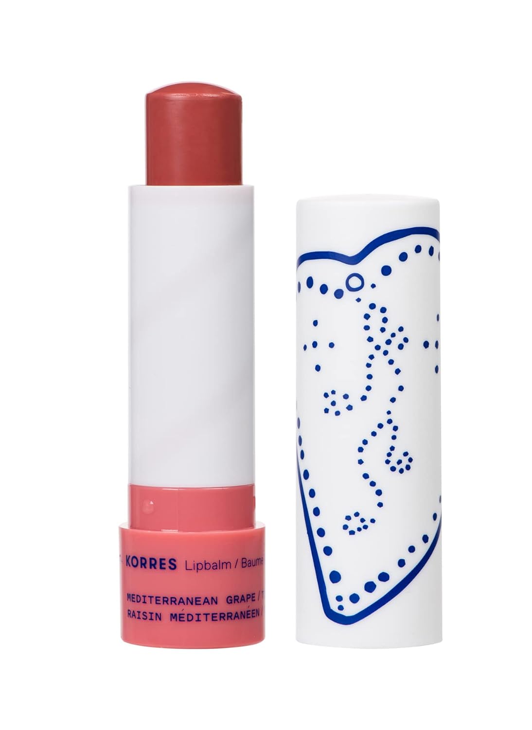 KORRES Lip Butter Stick Mediterranean Grape Hydrating Lip Balm with Greek Hypericum Balsam Oil, Moisturizing Natural Shine & Subtle Tint for Soft Smooth Lips, Lip Care for Women & Men, 0.17 Oz Stick KORRES Lip Butter Stick Mediterranean Grape Hydrating Lip Balm with Greek Hypericum Balsam Oil, Moisturizing Natural Shine & Subtle Tint for Soft Smooth Lips, Lip Care for Women & Men, 0.17 Oz Stick