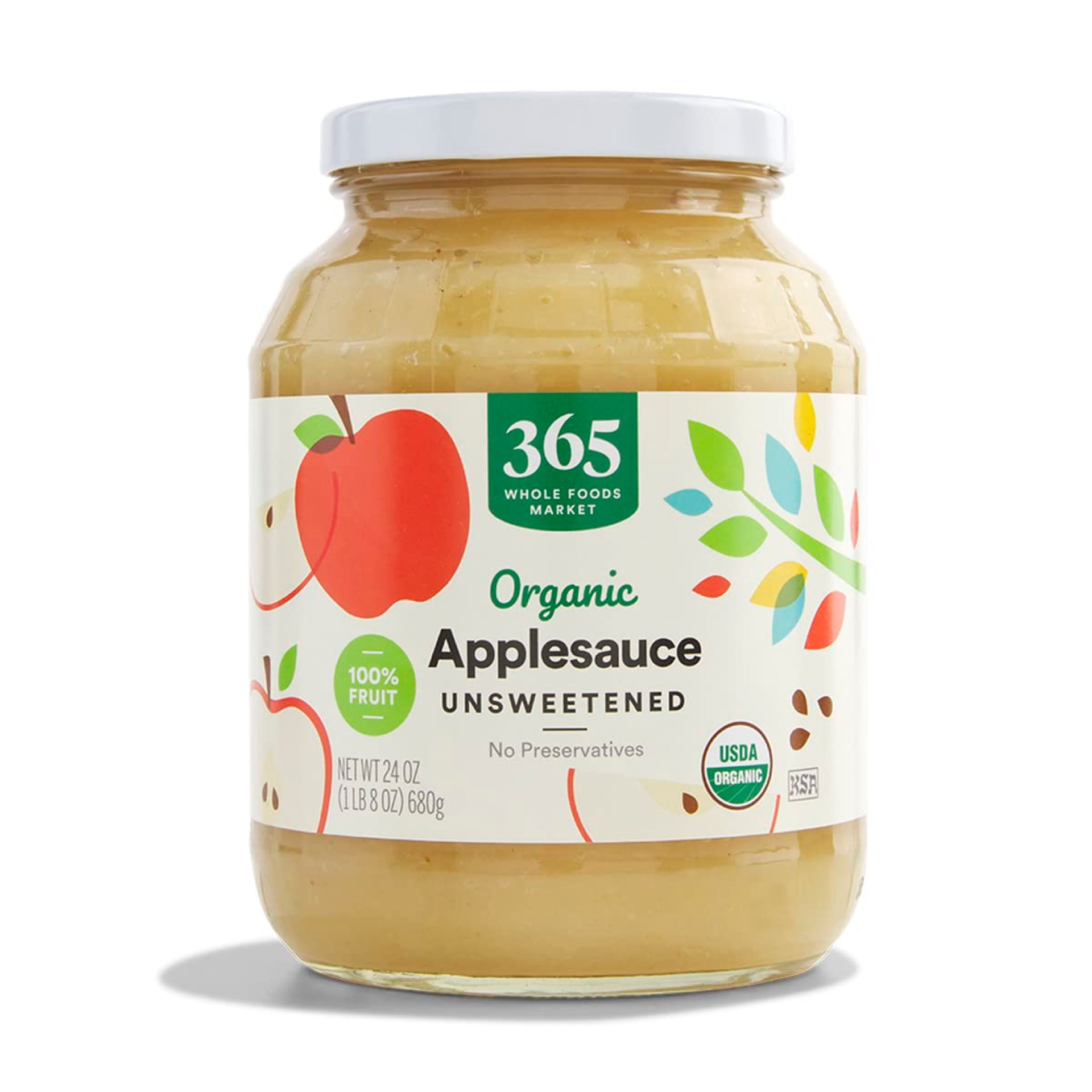 365 by Whole Foods Market, Organic Unsweetened Apple Sauce, 24 Ounce 365 by Whole Foods Market, Organic Unsweetened Apple Sauce, 24 Ounce