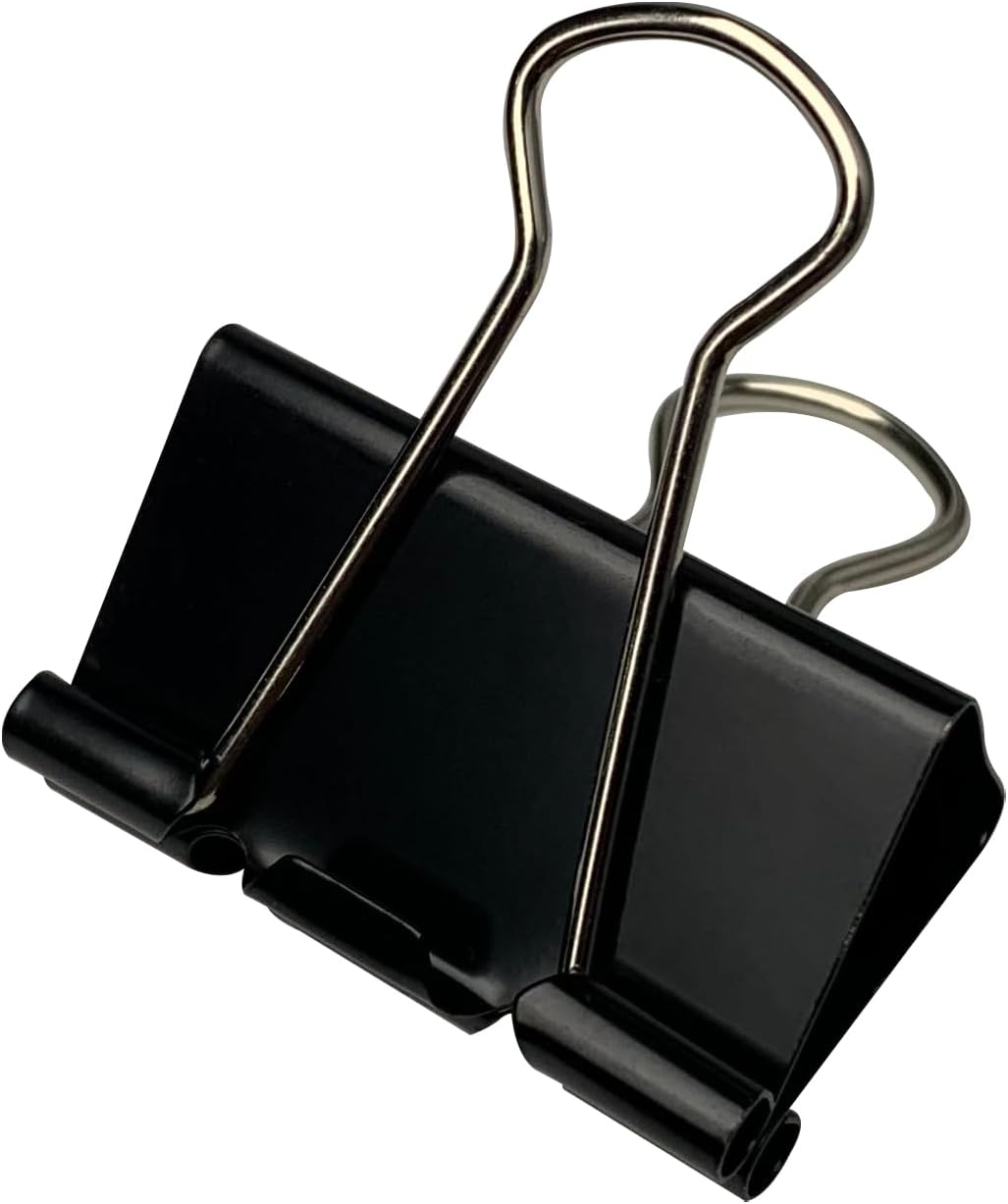 40Pcs Medium Binder Clips, 1.25 inch(32mm), Paper Clamps Medium Size for Office Supplies, Black 40Pcs Medium Binder Clips, 1.25 inch(32mm), Paper Clamps Medium Size for Office Supplies, Black