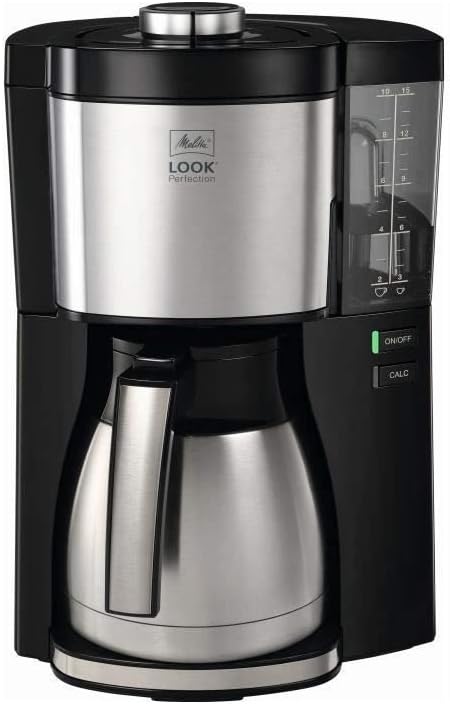 Kaffeemaschine Look V Perfection von Melitta, AromaSelector, 1.25 Liter, schwarz, mit Thermoskanne, voller Kaffeegenuss Kaffeemaschine Look V Perfection von Melitta, AromaSelector, 1.25 Liter, schwarz, mit Thermoskanne, voller Kaffeegenuss