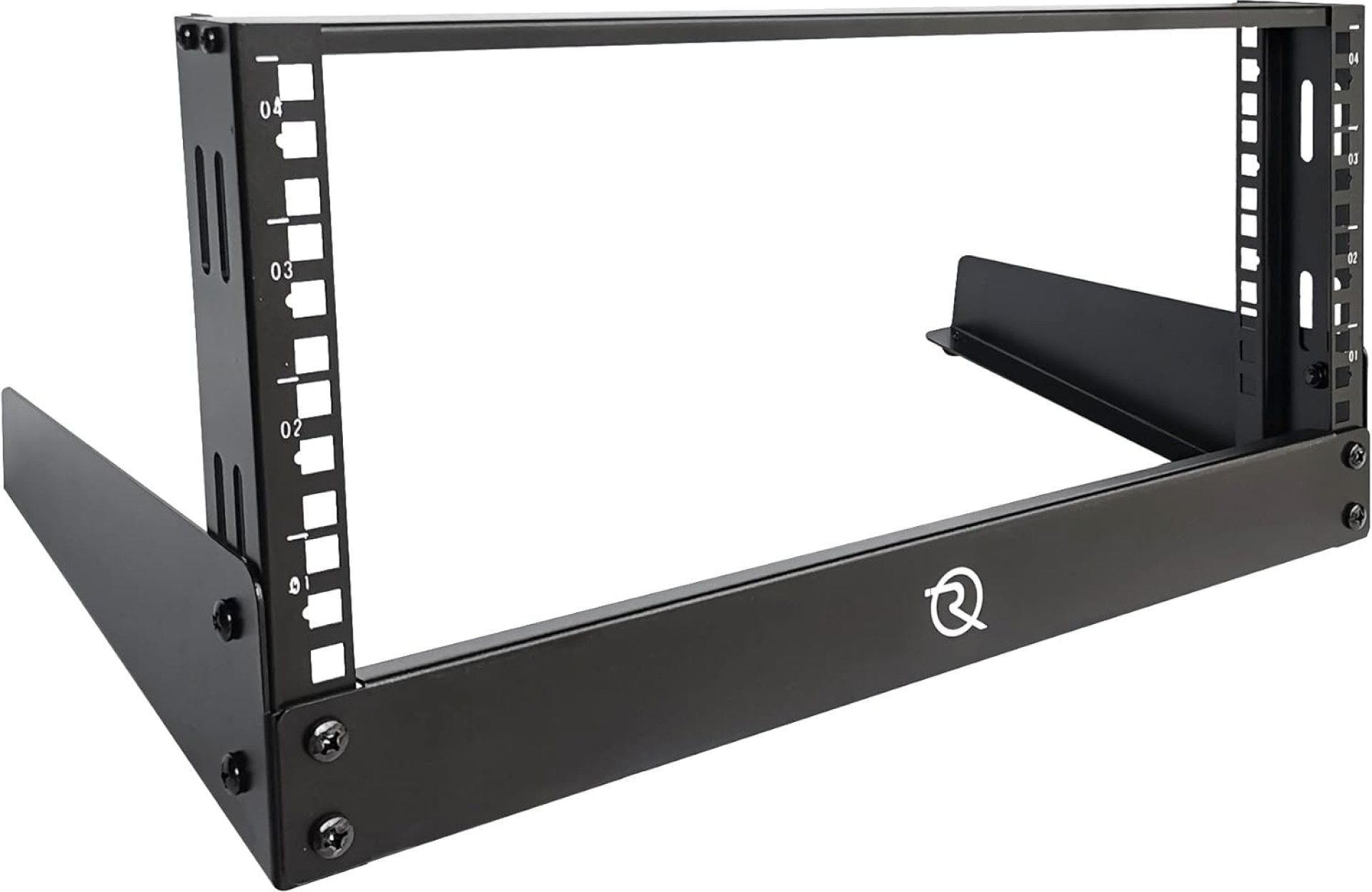 RIVECO 4U Network Rack Desktop 19 Inch 2 Post Open Frame Shelf with Reinforced Beam, Free Standing Tabletop Racks for IT Server Sound AV Equipment RIVECO 4U Network Rack Desktop 19 Inch 2 Post Open Frame Shelf with Reinforced Beam, Free Standing Tabletop Racks for IT Server Sound AV Equipment
