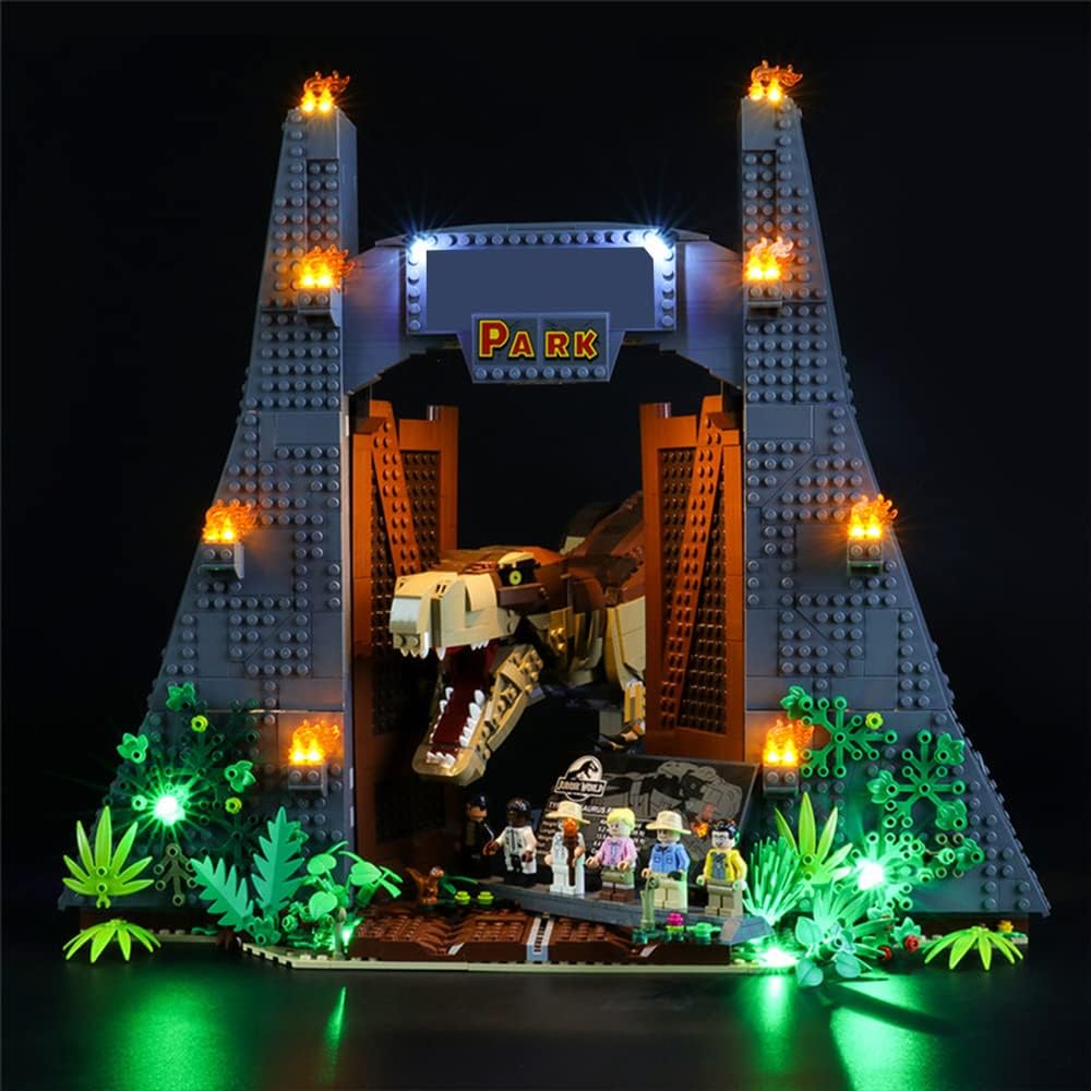 LED Light Kit Compatible with Lego Jurassic Park:T.rex Rampage – Lighting Set for Jurassic World 75936 Building Model (Model Set Not Included) LED Light Kit Compatible with Lego Jurassic Park:T.rex Rampage – Lighting Set for Jurassic World 75936 Building Model (Model Set Not Included)