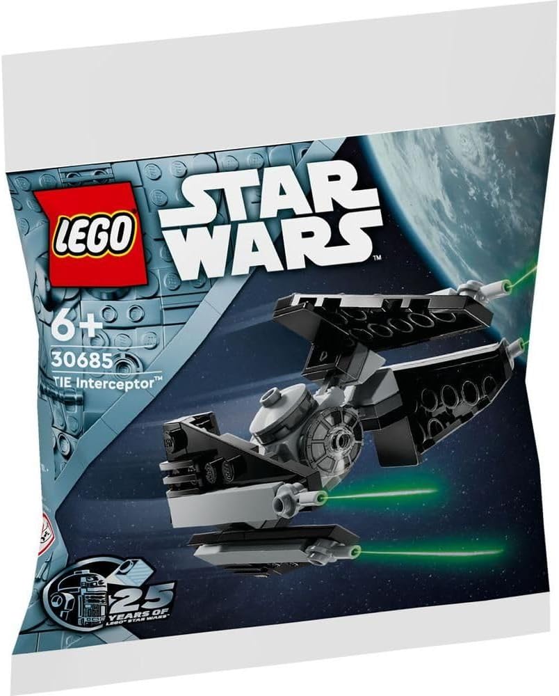 LEGO Star Wars Tie Interceptor 30685 Polybag, Build and Display LEGO Star Wars Tie Interceptor 30685 Polybag, Build and Display