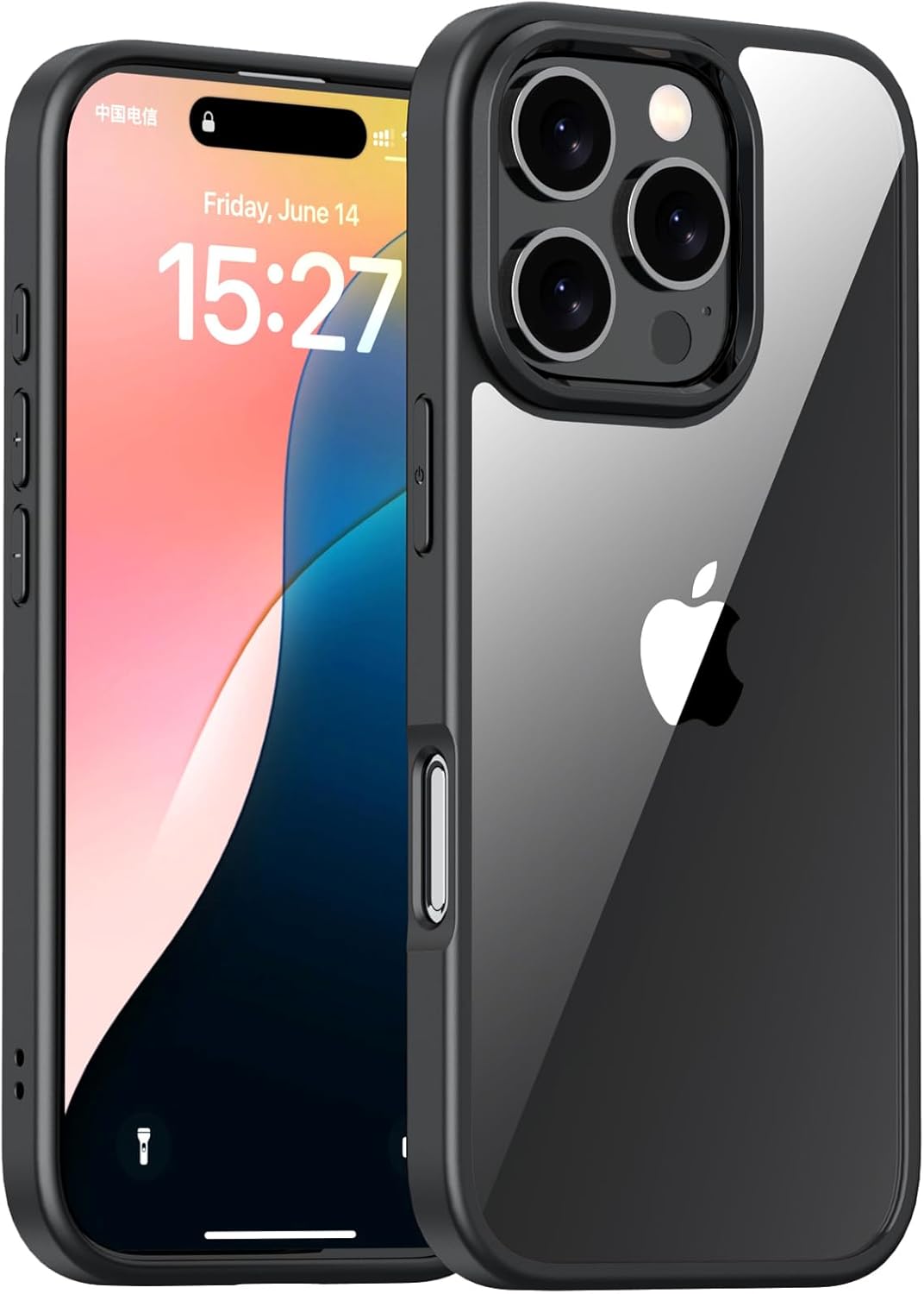 Case for iPhone 16/16 Plus/16 Pro/16 Pro Max, Military-Grade Drop Protection Yellowing Resistant Hard Transparent Back Case for iPhone 16/16 Plus/16 Pro/16 Pro Max, Military-Grade Drop Protection Yellowing Resistant Hard Transparent Back