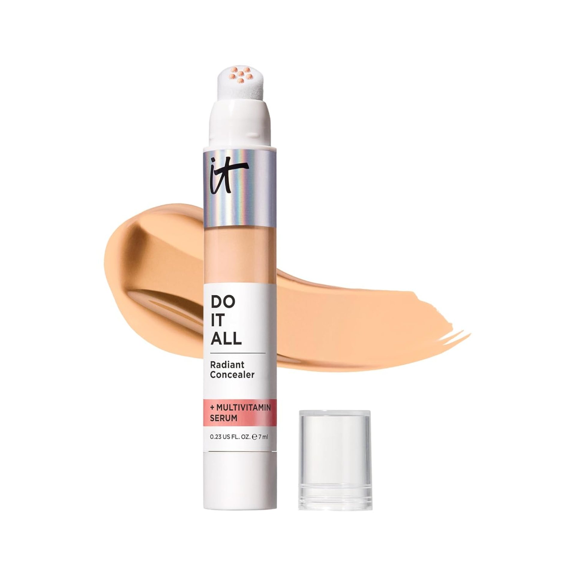 IT Cosmetics Do It All Radiant Concealer – Makeup Concealer – Hydrate & Brighten – Creaseless Medium Coverage & Radiant Finish – Niacinamide & Hyaluronic Acid – 0.2 Fl Oz IT Cosmetics Do It All Radiant Concealer – Makeup Concealer – Hydrate & Brighten – Creaseless Medium Coverage & Radiant Finish – Niacinamide & Hyaluronic Acid – 0.2 Fl Oz