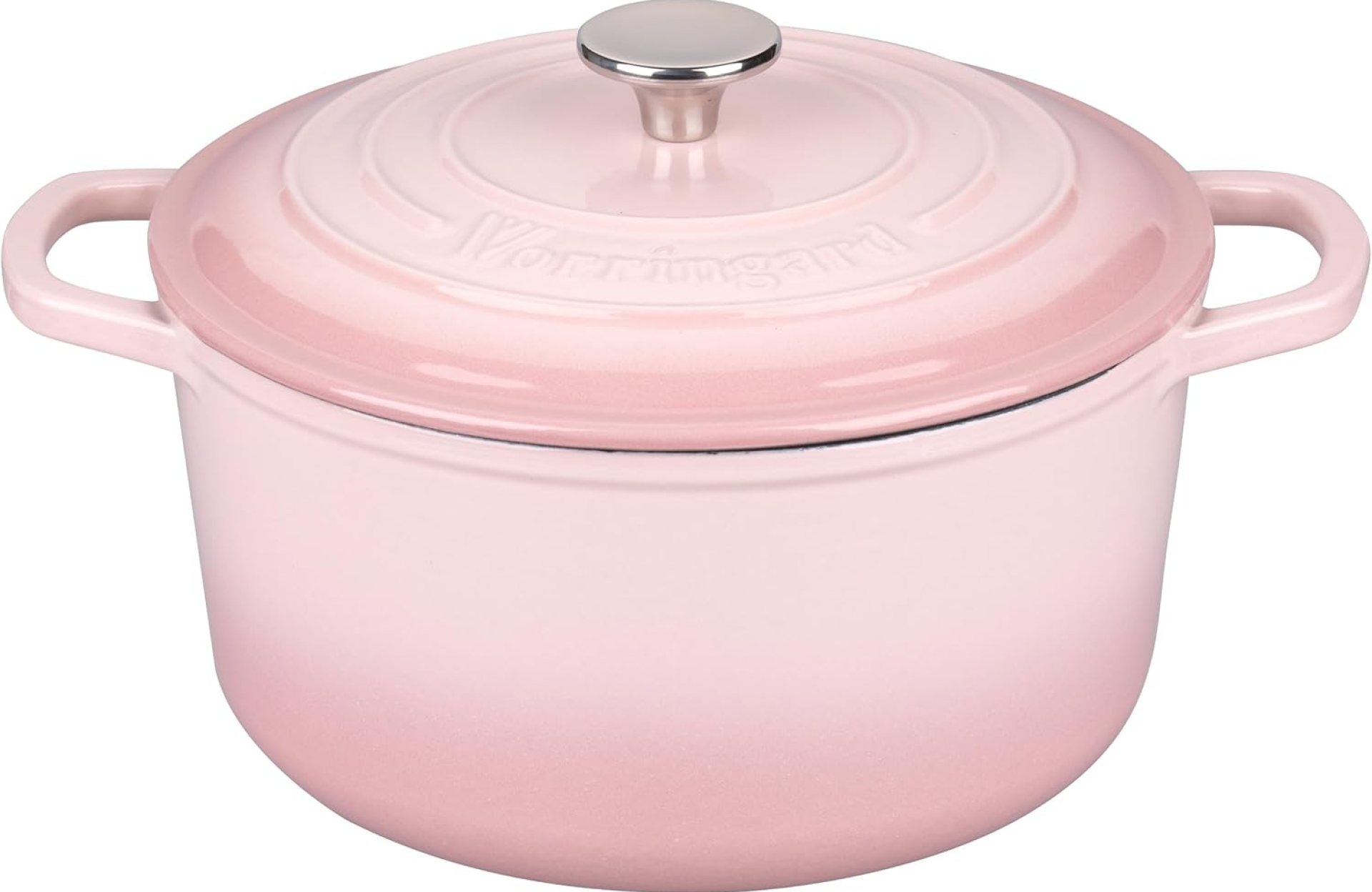 Enameled Cast Iron Dutch Oven Pot with Lid, for Sourdough Bread Baking, Round Dutch Ovens, 4.5 Quart, Pink Enameled Cast Iron Dutch Oven Pot with Lid, for Sourdough Bread Baking, Round Dutch Ovens, 4.5 Quart, Pink