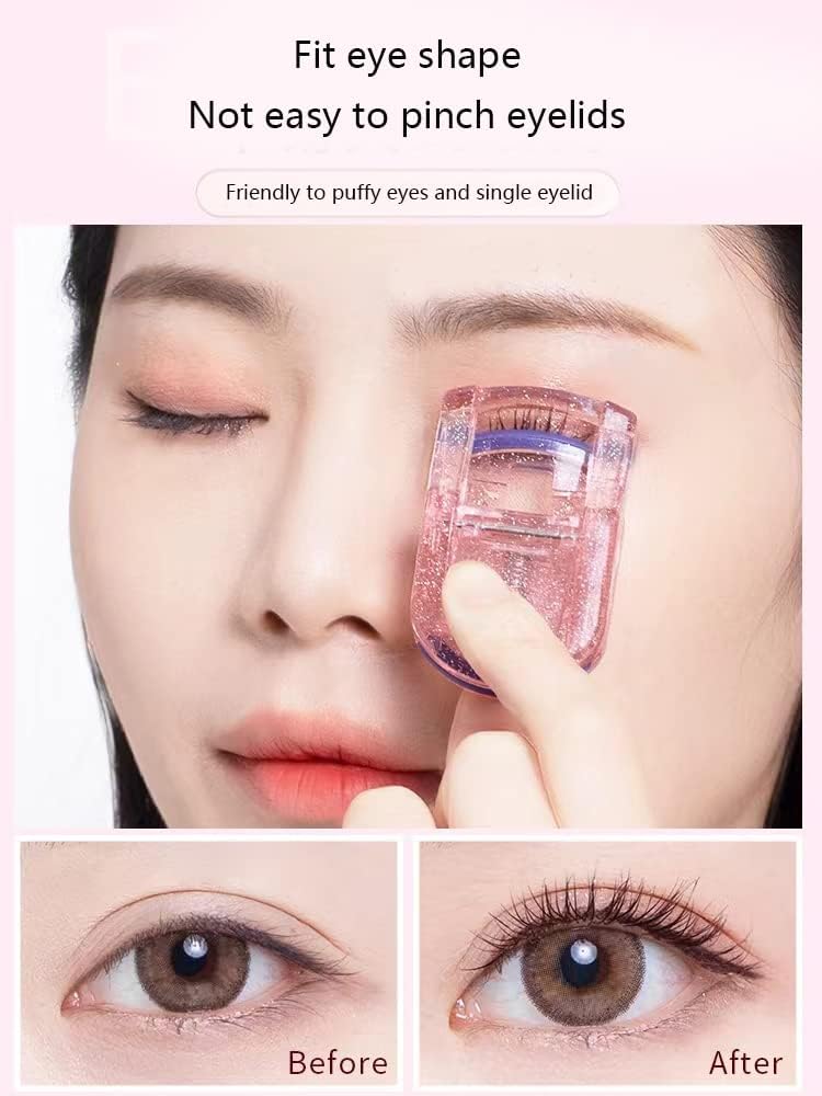 Women’s Portable Mini Eyelash Curler Women’s Curling Long-Lasting Partial Eyelash Curler, Suitable for Eyelash curlers Without Daily Makeup, use on The go Women’s Portable Mini Eyelash Curler Women’s Curling Long-Lasting Partial Eyelash Curler, Suitable for Eyelash curlers Without Daily Makeup, use on The go