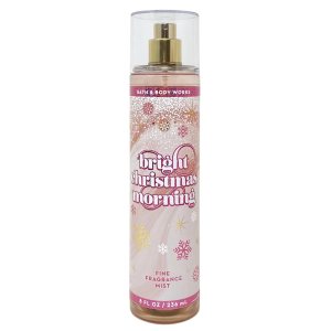 Bath & Body Works Fine Fragrance Body Spray Mist 8 fl oz / 236 mL (Bright Christmas Morning) Packaging Design Varies