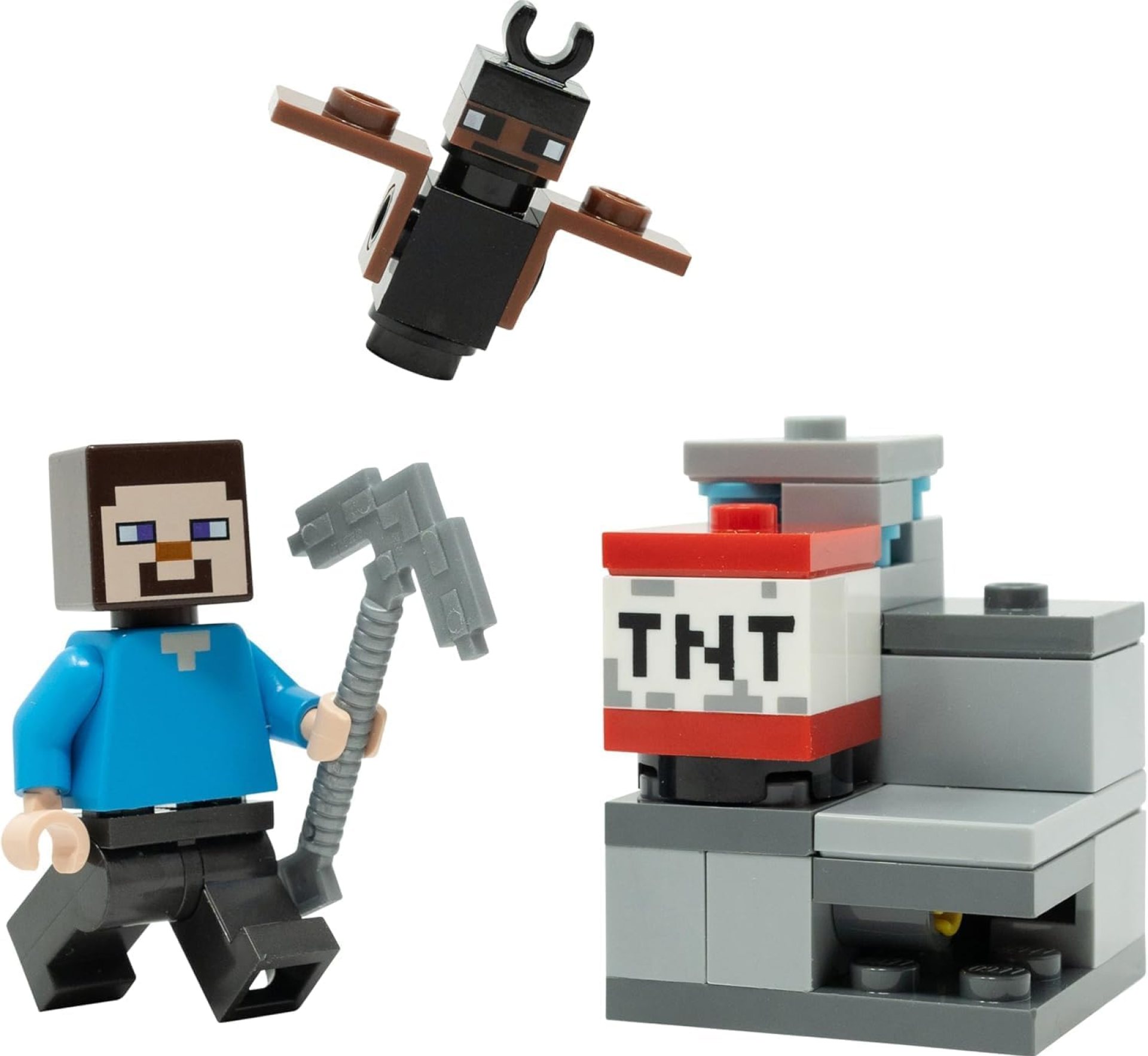 Minecraft: Steve Minifigure in The Diamond Mine with TNT – 6+ Minecraft: Steve Minifigure in The Diamond Mine with TNT – 6+