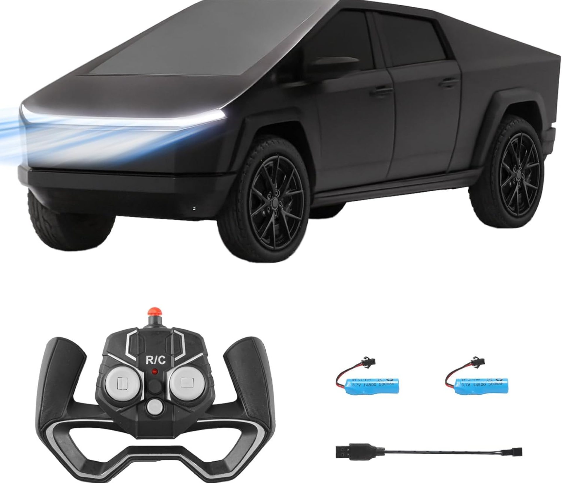 1/24 RC Pickup Truck, 2.4GHz Remote Control Car with Rechargeable Battery, LED Lights & Load Bed, Fast Off-Road Racing Toy for Adults, Teens & Boys, Idea 1/24 RC Pickup Truck, 2.4GHz Remote Control Car with Rechargeable Battery, LED Lights & Load Bed, Fast Off-Road Racing Toy for Adults, Teens & Boys, Idea