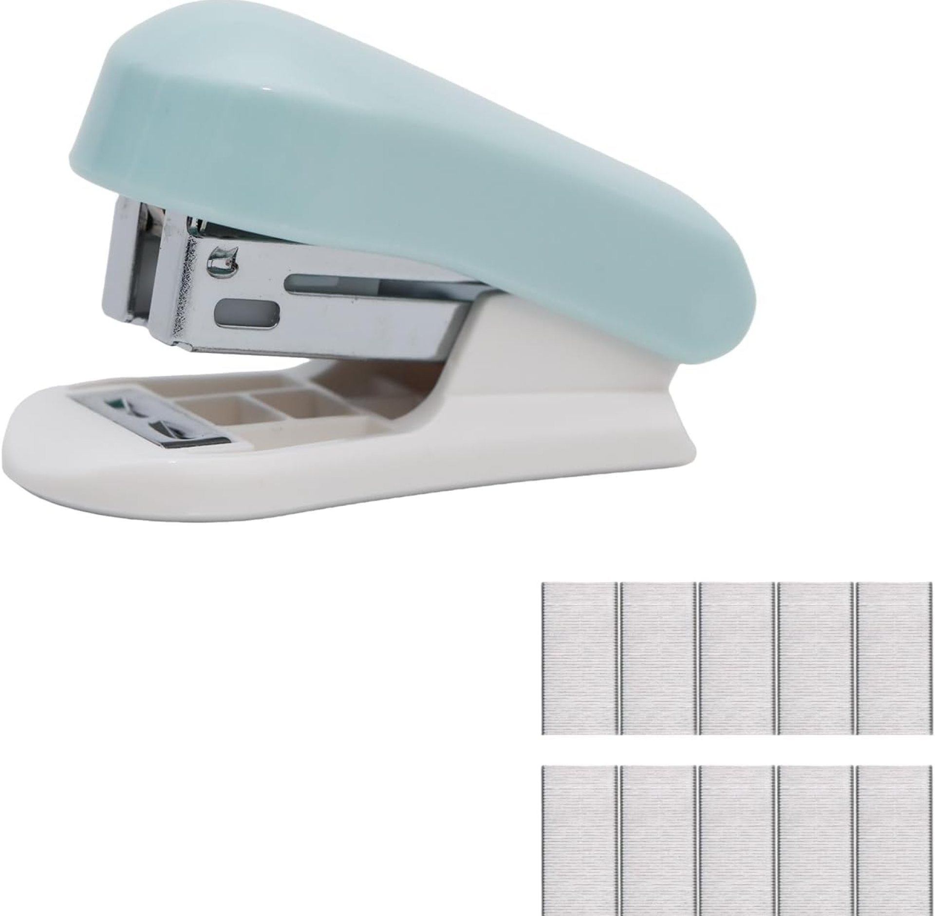 Lilaly 1 Pack Staplers for Desk Staplers, Blue Stapler, Miniature Stapler with Staples Staplers Office, Gift for Student or Office Use (Blue) Lilaly 1 Pack Staplers for Desk Staplers, Blue Stapler, Miniature Stapler with Staples Staplers Office, Gift for Student or Office Use (Blue)