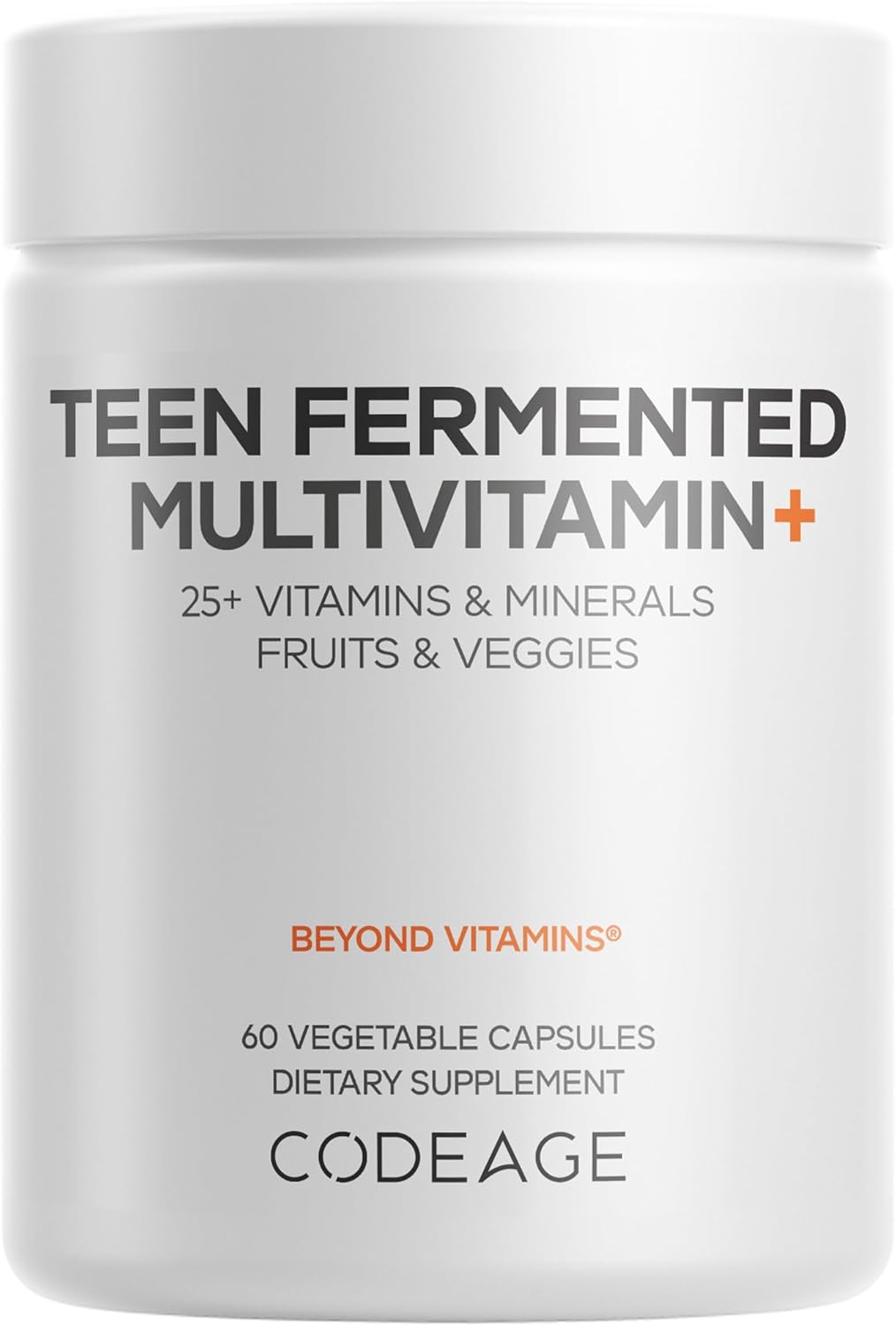 Codeage Teen Multivitamin Supplement – Daily Vitamins and Minerals for Teen Boys and Girls – Organic Whole Food Formula with Omega-3 and Vitamins A to K – 60 Capsules Codeage Teen Multivitamin Supplement – Daily Vitamins and Minerals for Teen Boys and Girls – Organic Whole Food Formula with Omega-3 and Vitamins A to K – 60 Capsules