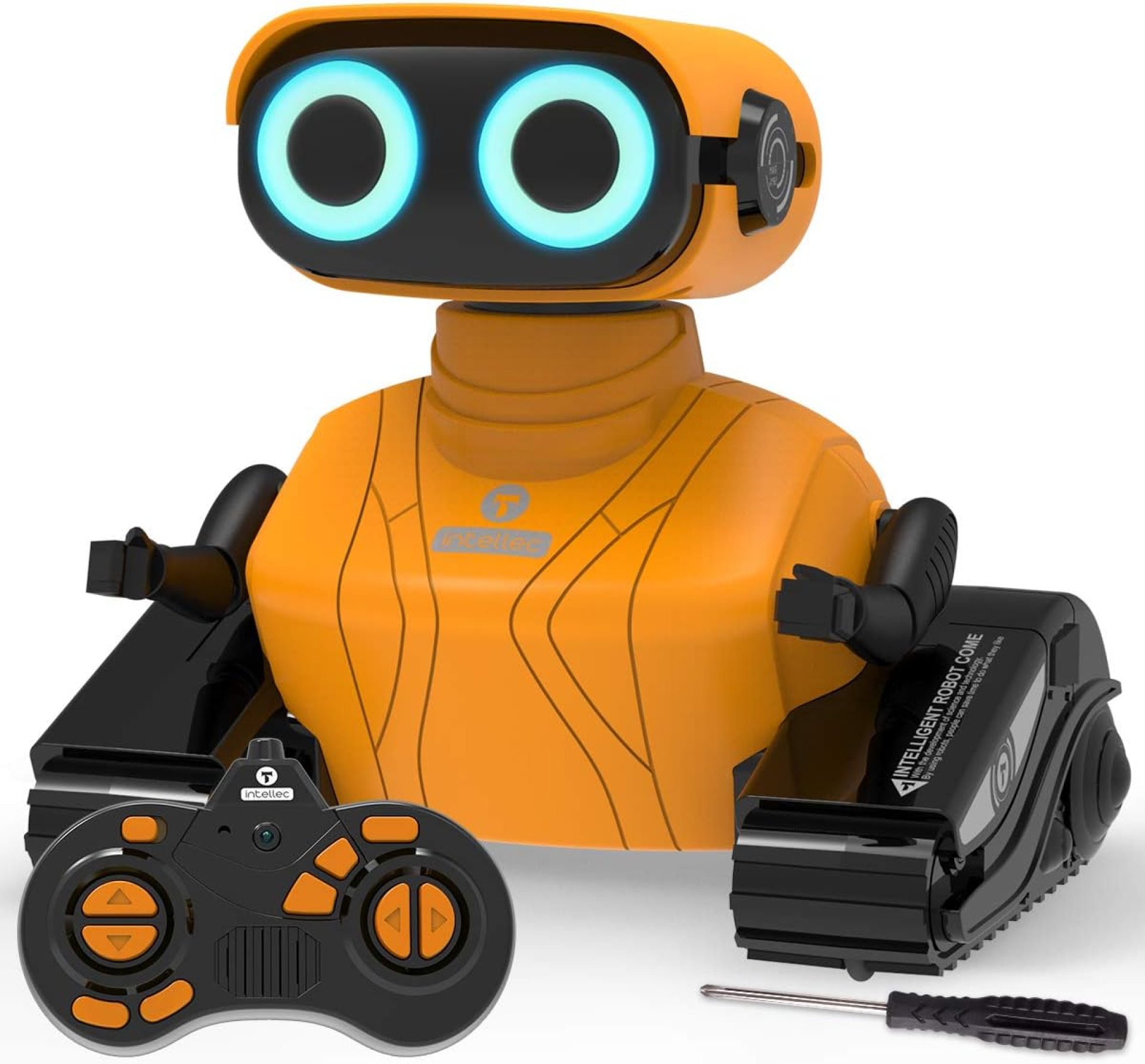 KaeKid Robots for Kids, 2.4Ghz Remote Control Robot Toys with LED Eyes & Flexible Arms, Dance & Sounds, RC Toys for 3 4 5 6 7 8 Year Old Boys Girls (Orange) KaeKid Robots for Kids, 2.4Ghz Remote Control Robot Toys with LED Eyes & Flexible Arms, Dance & Sounds, RC Toys for 3 4 5 6 7 8 Year Old Boys Girls (Orange)
