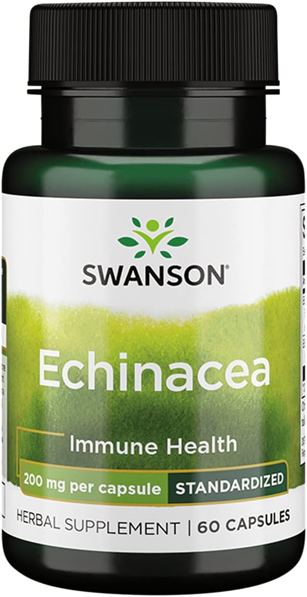 Swanson HERB ECHINACEA STD 200MG 60 CAPS Swanson HERB ECHINACEA STD 200MG 60 CAPS