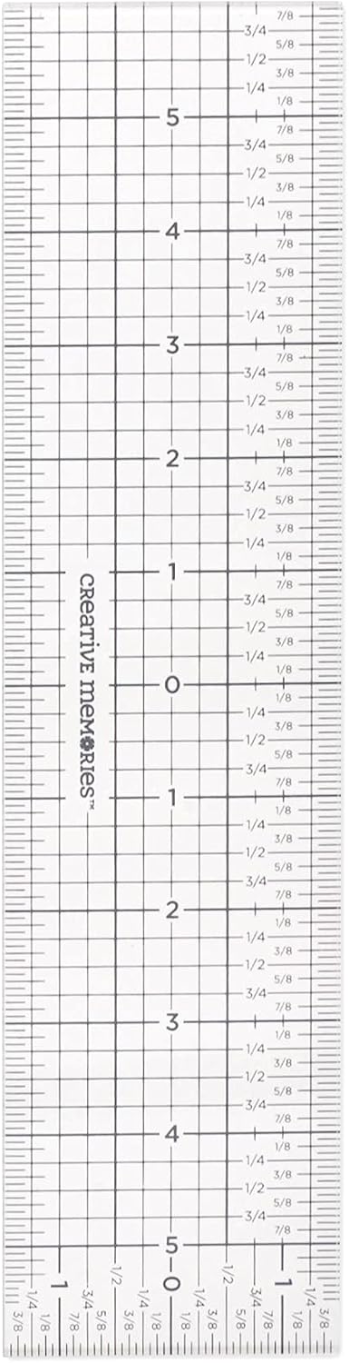 Zero Centering Ruler by Creative Memories Zero Centering Ruler by Creative Memories