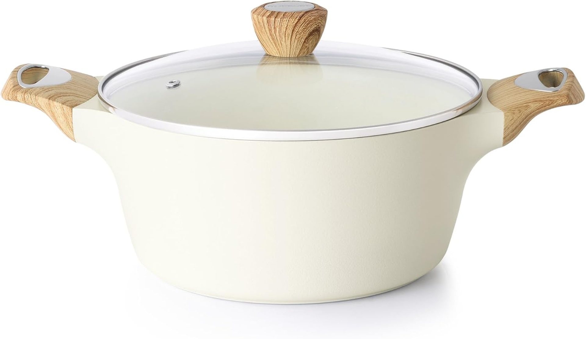 SENSARTE Ceramic Nonstick Stock Pot with Lid, 2.6/4.5/6.6 QT Soup Pot Casserole Pot, Non-toxic Healthy Pasta Pot, Large Cooking Pot Stew Pot, Induction Compatible, PFOA PFAS PTFE Free, White SENSARTE Ceramic Nonstick Stock Pot with Lid, 2.6/4.5/6.6 QT Soup Pot Casserole Pot, Non-toxic Healthy Pasta Pot, Large Cooking Pot Stew Pot, Induction Compatible, PFOA PFAS PTFE Free, White