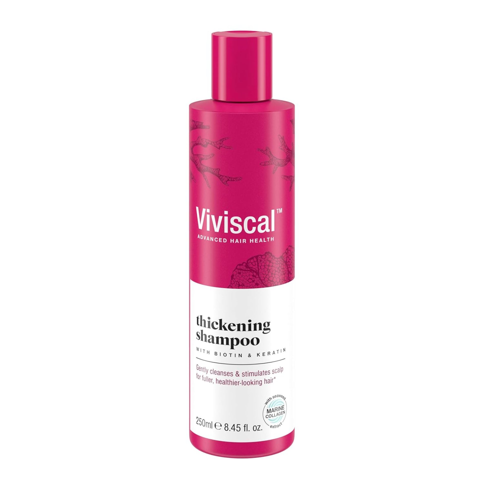 Viviscal Thickening Shampoo, Formulated With Biotin And Keratin, Fortified With Marine Collagen And Seaweed Extract, Strengthens And Reduces Breakage, Healthier Looking Hair 250ml (8.45 fl. oz.) Viviscal Thickening Shampoo, Formulated With Biotin And Keratin, Fortified With Marine Collagen And Seaweed Extract, Strengthens And Reduces Breakage, Healthier Looking Hair 250ml (8.45 fl. oz.)