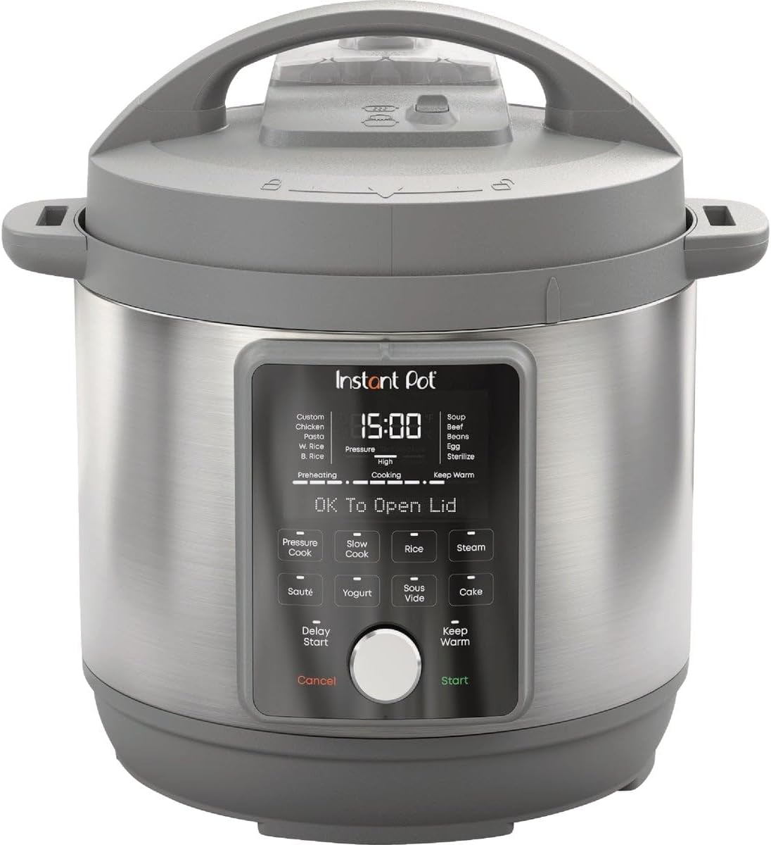 Instant Pot Duo Plus, 8-Quart Whisper Quiet 9-in-1 Electric Pressure Cooker, Slow Rice Cooker, Steamer, Sauté, Yogurt Maker, Warmer & Sterilizer, App With Over 800 Recipes, Stainless Steel Instant Pot Duo Plus, 8-Quart Whisper Quiet 9-in-1 Electric Pressure Cooker, Slow Rice Cooker, Steamer, Sauté, Yogurt Maker, Warmer & Sterilizer, App With Over 800 Recipes, Stainless Steel