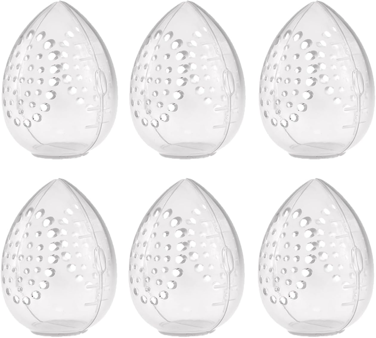 6 Pack Makeup Sponge Holder Carring Case Storage Box Clear Hard Container Protector for Cosmetic Make Up Blending Sponges Powder Puff Beauty Egg Blenders Travel Outdoor 6 Pack Makeup Sponge Holder Carring Case Storage Box Clear Hard Container Protector for Cosmetic Make Up Blending Sponges Powder Puff Beauty Egg Blenders Travel Outdoor