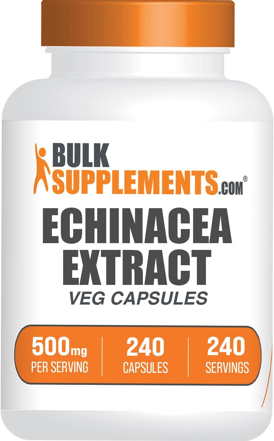 BulkSupplements.com Echinacea Extract Capsules – Echinacea Supplement, Echinacea Capsules 500mg – Immune Support, Gluten Free, 1 Capsule per Serving, 240 Capsules (Pack of 1) BulkSupplements.com Echinacea Extract Capsules – Echinacea Supplement, Echinacea Capsules 500mg – Immune Support, Gluten Free, 1 Capsule per Serving, 240 Capsules (Pack of 1)
