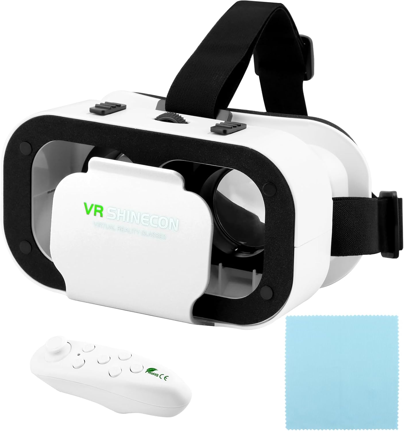V5 VR Headset for Phone,3D Glasses Headset Helmets Virtual Reality Headset with Bluetooth Controller,Adjustable Pupil Distance VR Goggles for Movies Games,4.7-6“ Screen V5 VR Headset for Phone,3D Glasses Headset Helmets Virtual Reality Headset with Bluetooth Controller,Adjustable Pupil Distance VR Goggles for Movies Games,4.7-6“ Screen