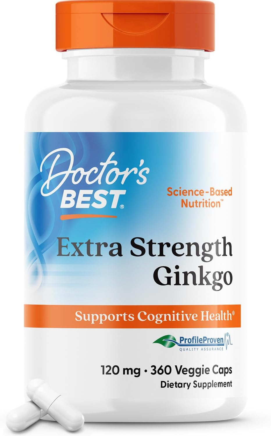 Doctor’s Best Extra Strength Ginkgo, Non-GMO, Vegan, Gluten Free, Soy Free, Promotes Mental Function and Memory, 120 mg, 360 Count (Pack of 1) Doctor’s Best Extra Strength Ginkgo, Non-GMO, Vegan, Gluten Free, Soy Free, Promotes Mental Function and Memory, 120 mg, 360 Count (Pack of 1)