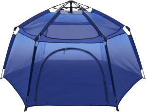 Alvantor Baby Playpen Play Yard 84″x84″x44”Large Kids Tents Pop Up Play Tent Indoor Outdoor Playhouse for Babies Toddlers Children Camping Playground Beach, Navy