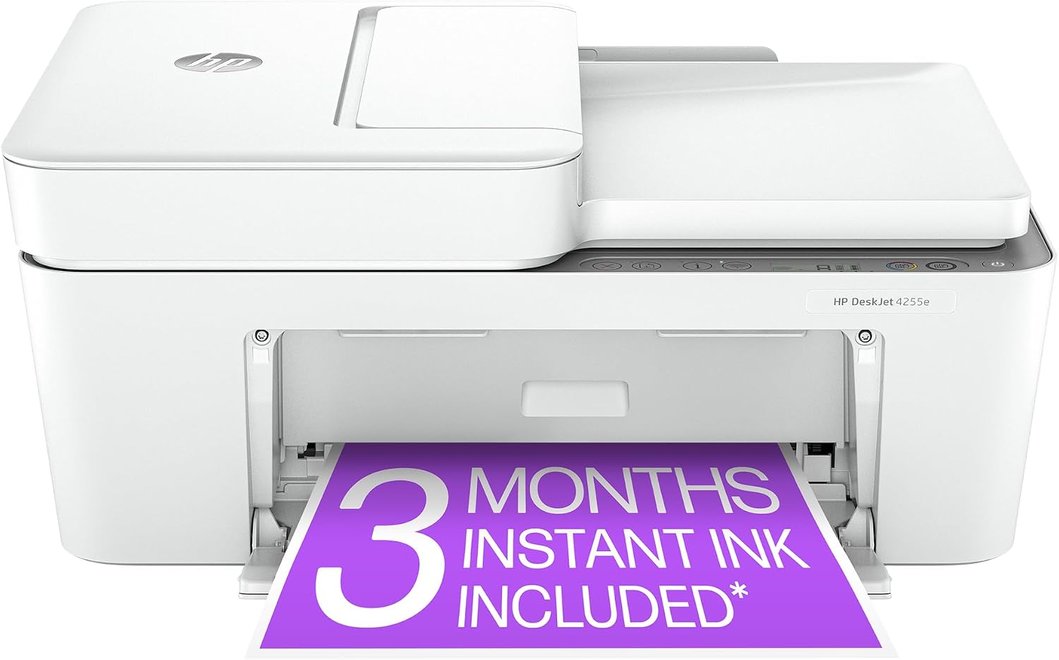 HP DeskJet 4255e Wireless All-in-One Color Inkjet Printer, Scanner, Copier, Best-for-Home, 3 Month Instant Ink Trial Included (588S6A) HP DeskJet 4255e Wireless All-in-One Color Inkjet Printer, Scanner, Copier, Best-for-Home, 3 Month Instant Ink Trial Included (588S6A)