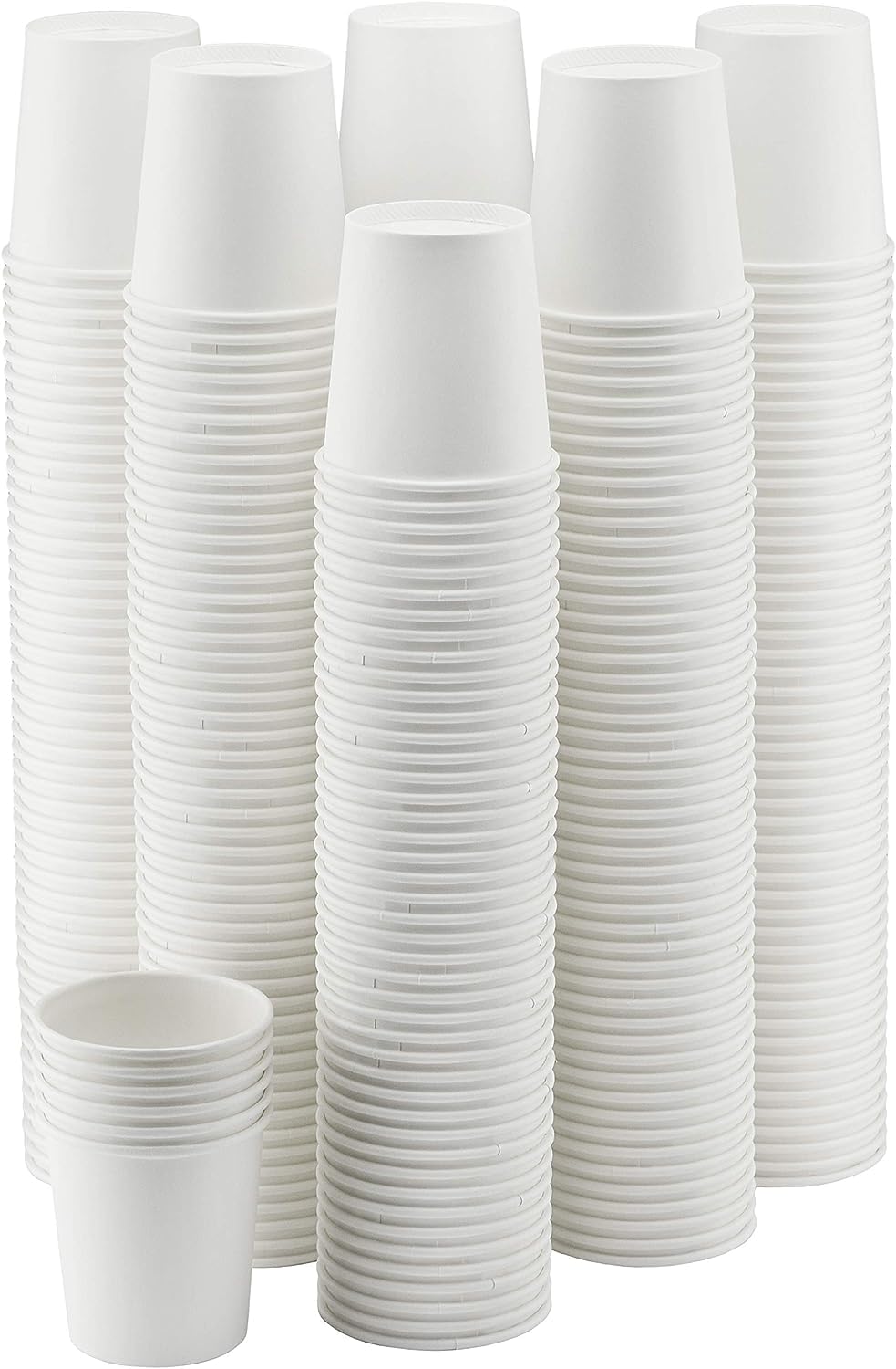 NYHI 300-Pack 8 oz White Disposable Paper Cups for Hot & Cold Drinks – Coffee, Tea, Water – Leak-Proof for Parties & Offices NYHI 300-Pack 8 oz White Disposable Paper Cups for Hot & Cold Drinks – Coffee, Tea, Water – Leak-Proof for Parties & Offices