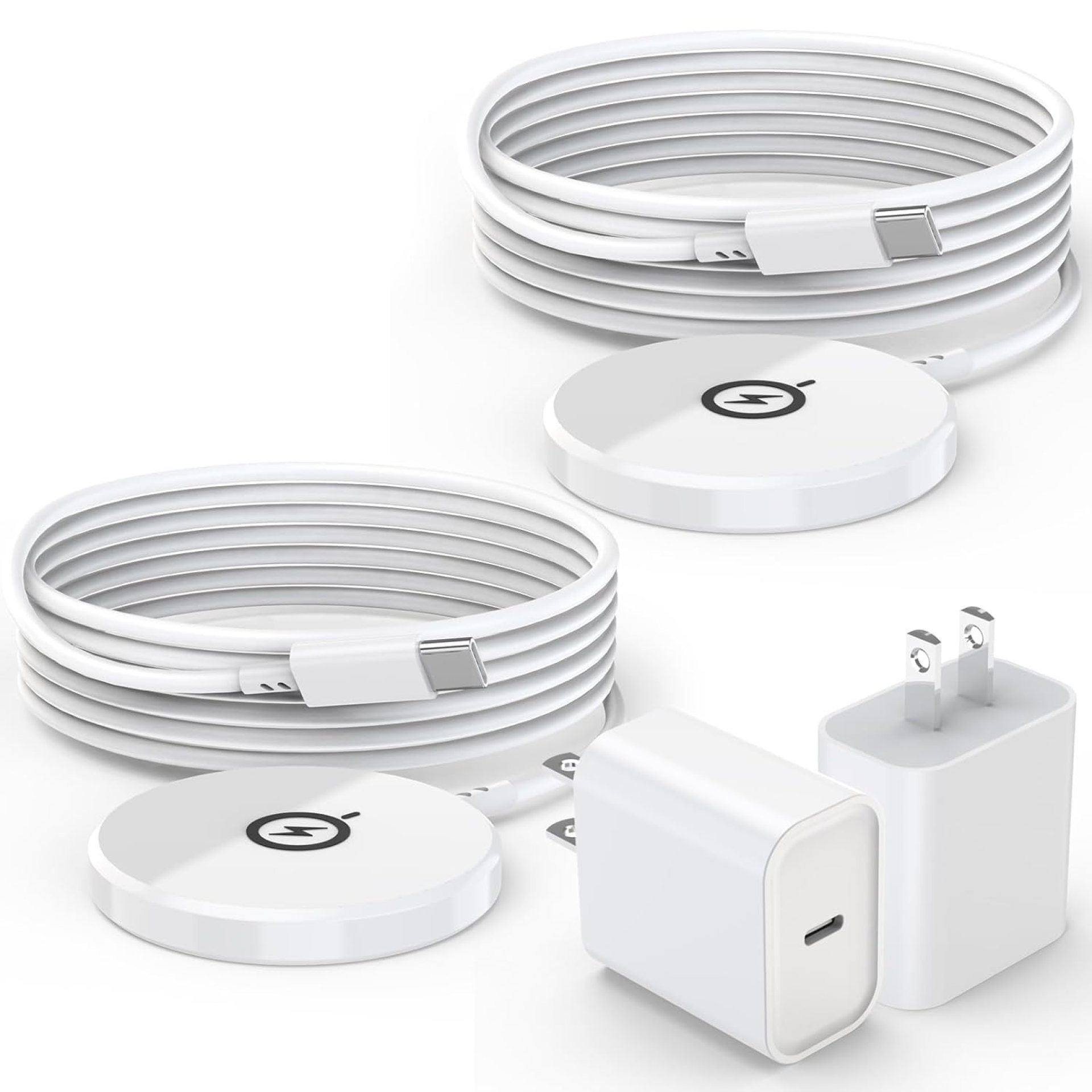 For Mag-Safe Charger,Magnetic Wireless Charger,Mag Safe Charge 2Pack 6FT Fast Wireless Charging Pad for Apple iPhone 16 Pro Max/16 Pro/16 Plus/15 ProMax/15/14/13/12,AirPods 3/2/Pro Magnet Charging Pad For Mag-Safe Charger,Magnetic Wireless Charger,Mag Safe Charge 2Pack 6FT Fast Wireless Charging Pad for Apple iPhone 16 Pro Max/16 Pro/16 Plus/15 ProMax/15/14/13/12,AirPods 3/2/Pro Magnet Charging Pad