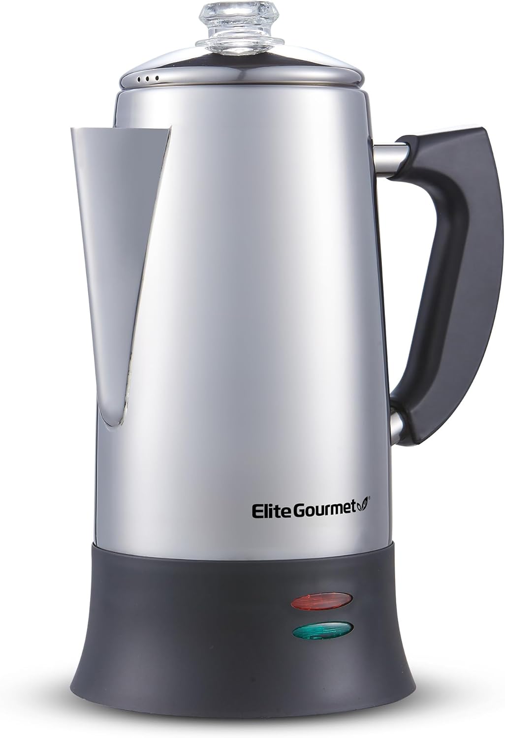 Elite Gourmet EC922 Electric Coffee Percolator, BPA Free, Keep Warm, Glass Clear Brew Progress Knob, Cool-Touch Handle, Cordless Serve, 12-Cup, Stainless Steel Elite Gourmet EC922 Electric Coffee Percolator, BPA Free, Keep Warm, Glass Clear Brew Progress Knob, Cool-Touch Handle, Cordless Serve, 12-Cup, Stainless Steel