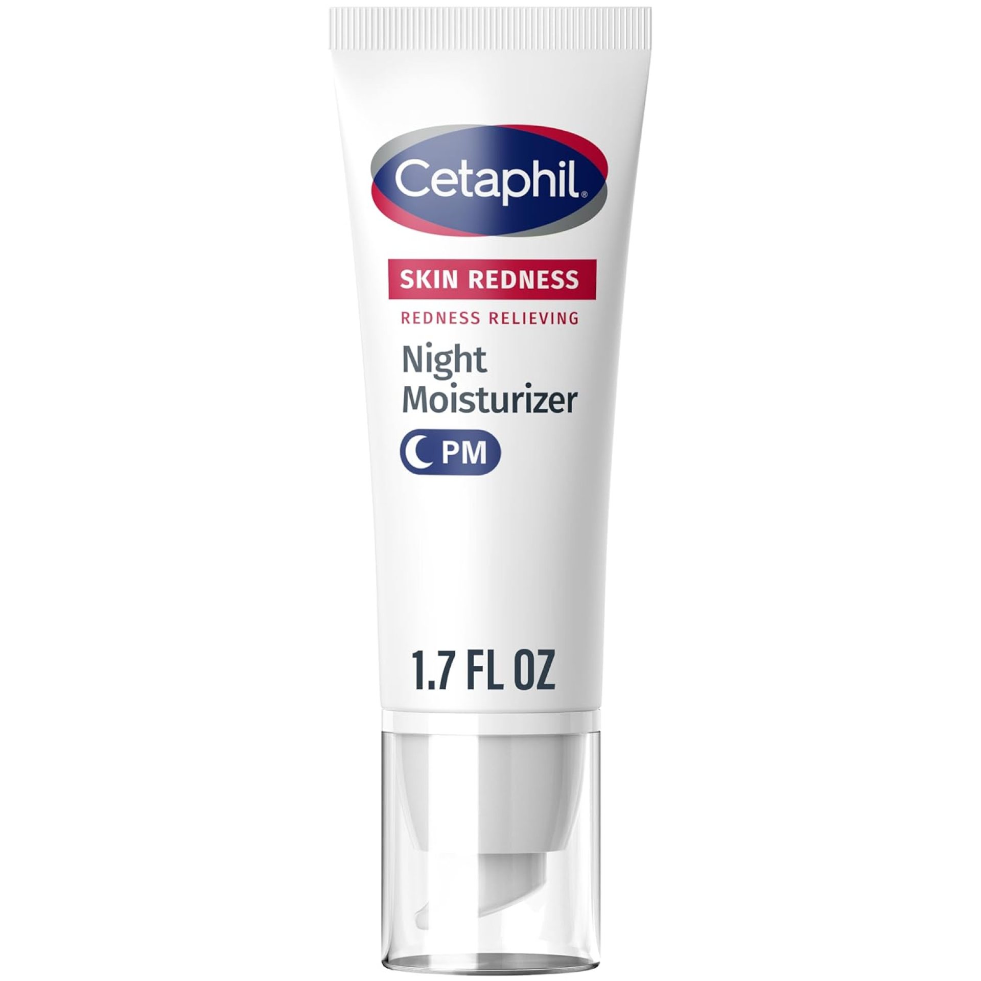 Cetaphil Night Cream, Redness Relieving Night Moisturizer for Face, 1.7 fl oz, For Dry, Redness-Prone Skin, Hypoallergenic, Fragrance Free Cetaphil Night Cream, Redness Relieving Night Moisturizer for Face, 1.7 fl oz, For Dry, Redness-Prone Skin, Hypoallergenic, Fragrance Free