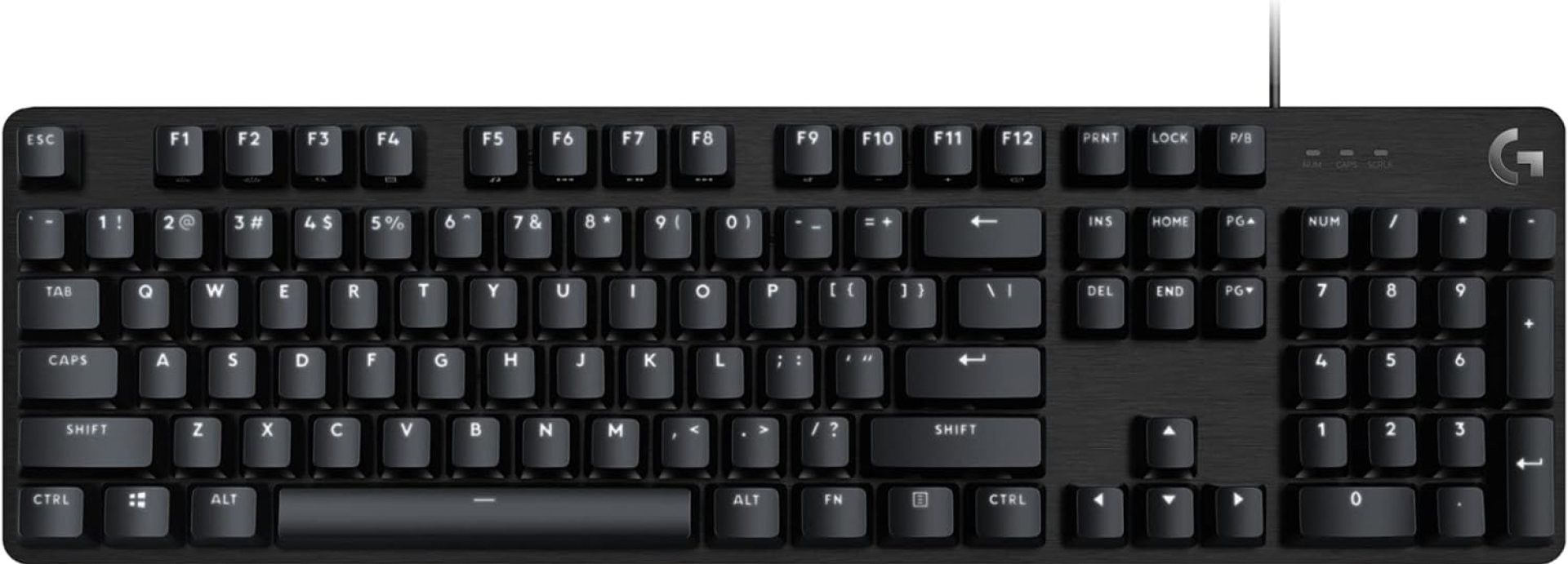 Logitech G413 SE Full-Size Mechanical Gaming Keyboard – Backlit Keyboard with Tactile Mechanical Switches, Anti-Ghosting, Compatible with Windows, macOS – Black Aluminum Logitech G413 SE Full-Size Mechanical Gaming Keyboard – Backlit Keyboard with Tactile Mechanical Switches, Anti-Ghosting, Compatible with Windows, macOS – Black Aluminum