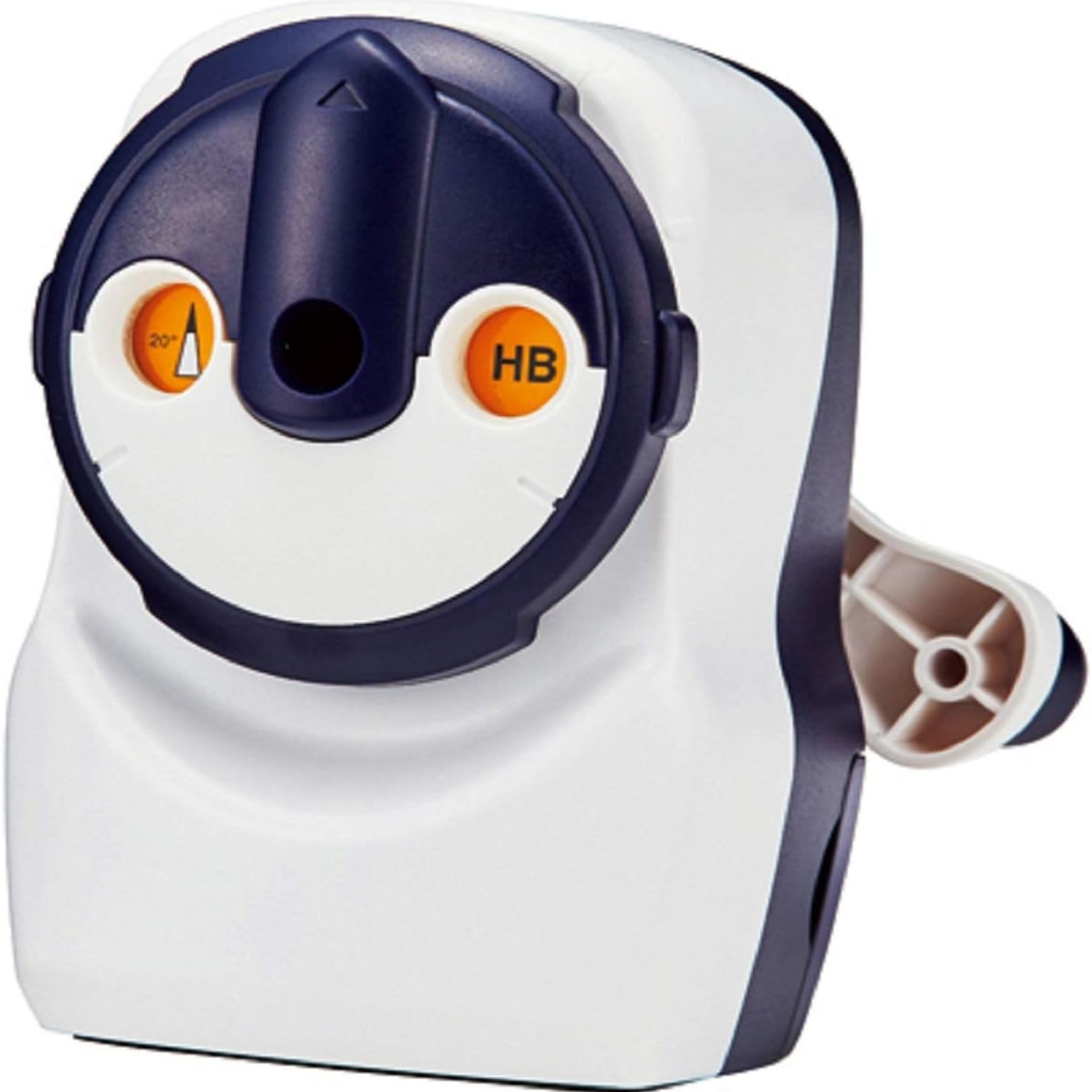 Kutsuwa RS034WH Togaro Pencil Sharpener, White Kutsuwa RS034WH Togaro Pencil Sharpener, White