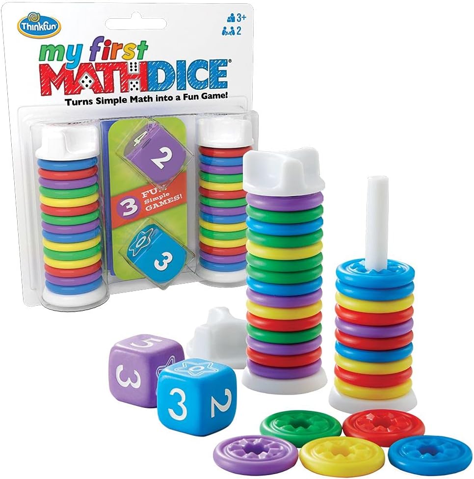 ThinkFun My First Math Dice – Engaging Counting Game for Kids | Enhances Math & Number Skills | Fun Learning Activity for Ages 3+ ThinkFun My First Math Dice – Engaging Counting Game for Kids | Enhances Math & Number Skills | Fun Learning Activity for Ages 3+