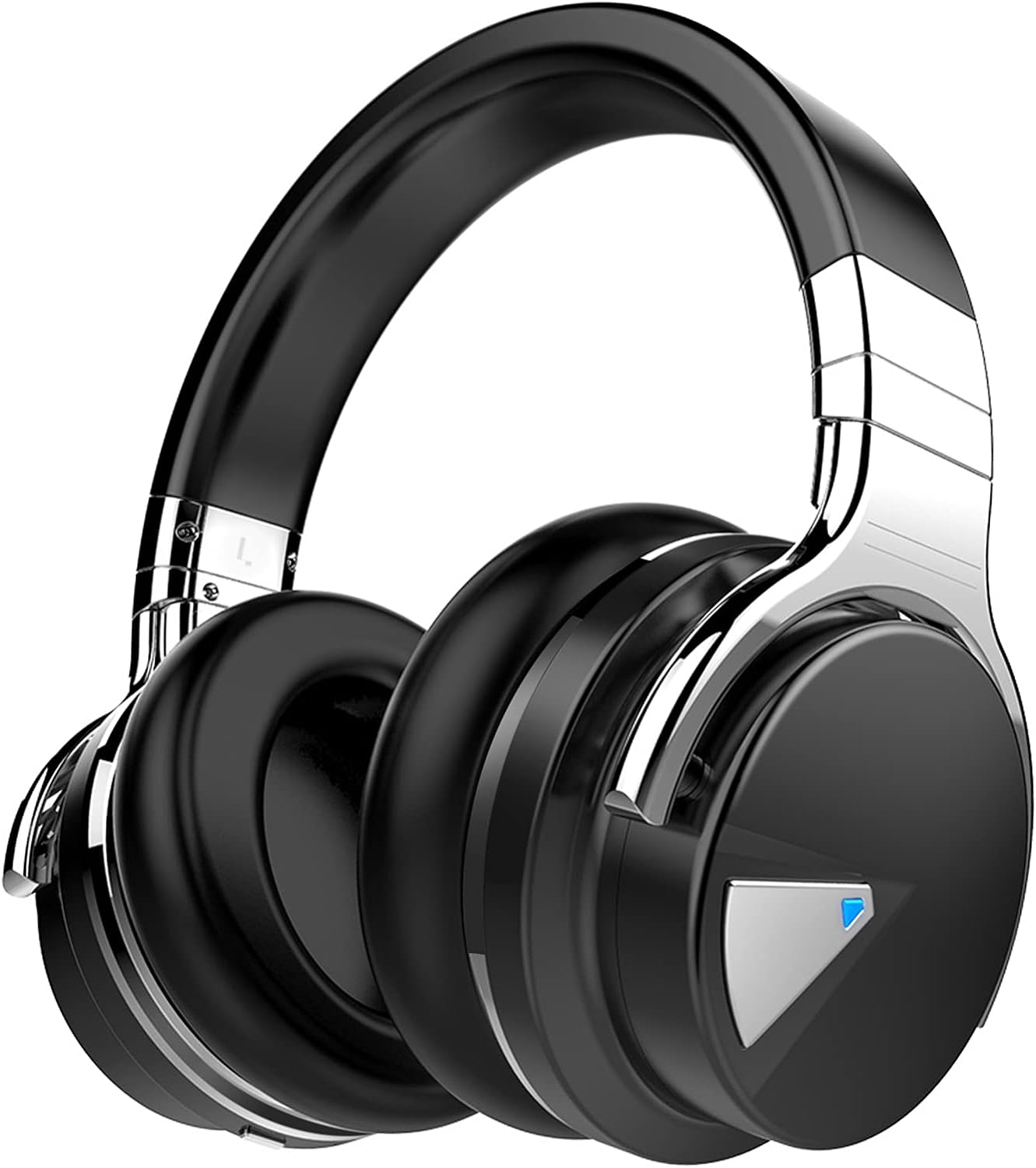 Silensys E7 Active Noise Cancelling Headphones Bluetooth Headphones with Microphone Deep Bass Wireless Headphones Over Ear, Comfortable Protein Earpads, 30 Hours Playtime for Travel/Work, Black Silensys E7 Active Noise Cancelling Headphones Bluetooth Headphones with Microphone Deep Bass Wireless Headphones Over Ear, Comfortable Protein Earpads, 30 Hours Playtime for Travel/Work, Black