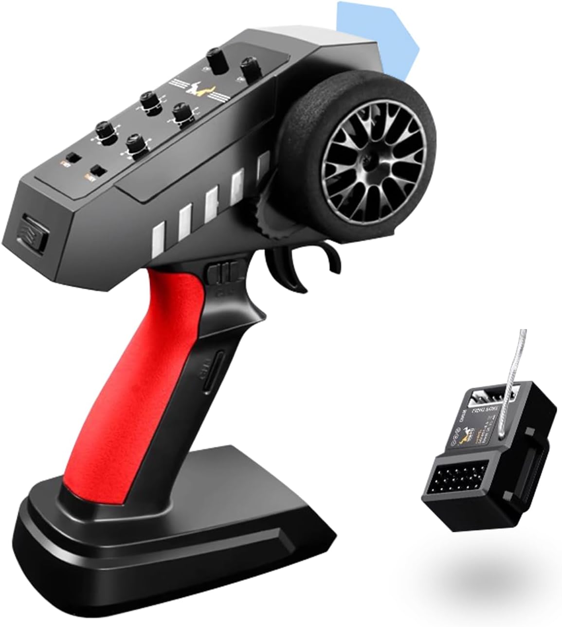 MN-89K 2.4Ghz Remote Controller Transmitter with 6CH RC Receiver for 1/8 1/10 1/16 1/32 RC Car RC Boat and Plane Hobby Toys DIY MN-89K 2.4Ghz Remote Controller Transmitter with 6CH RC Receiver for 1/8 1/10 1/16 1/32 RC Car RC Boat and Plane Hobby Toys DIY