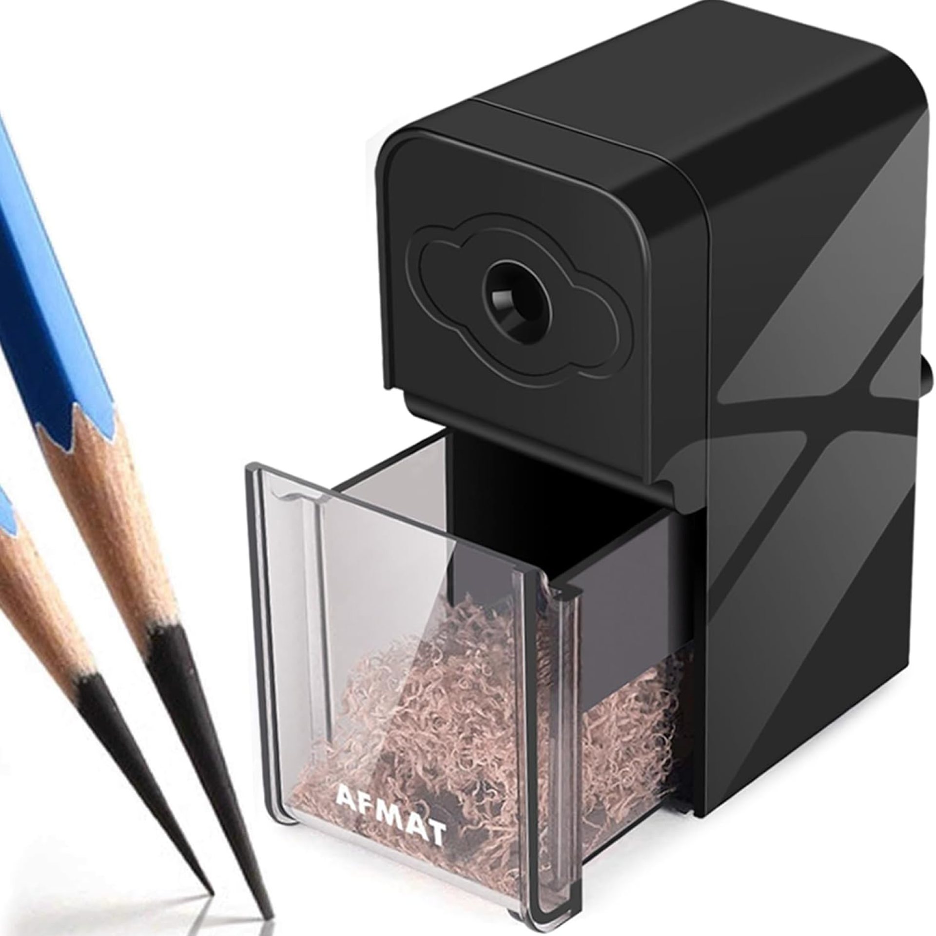 AFMAT Long Point Pencil Sharpener, 8-20mm Long Pencil Nibs, Self-Feed & Adjustable Pencil Sharpness, Artist Pencil Sharpener Manual for φ6-8.2mm Charcoal/Art/Drawing/Sketching/Colored Pencils AFMAT Long Point Pencil Sharpener, 8-20mm Long Pencil Nibs, Self-Feed & Adjustable Pencil Sharpness, Artist Pencil Sharpener Manual for φ6-8.2mm Charcoal/Art/Drawing/Sketching/Colored Pencils